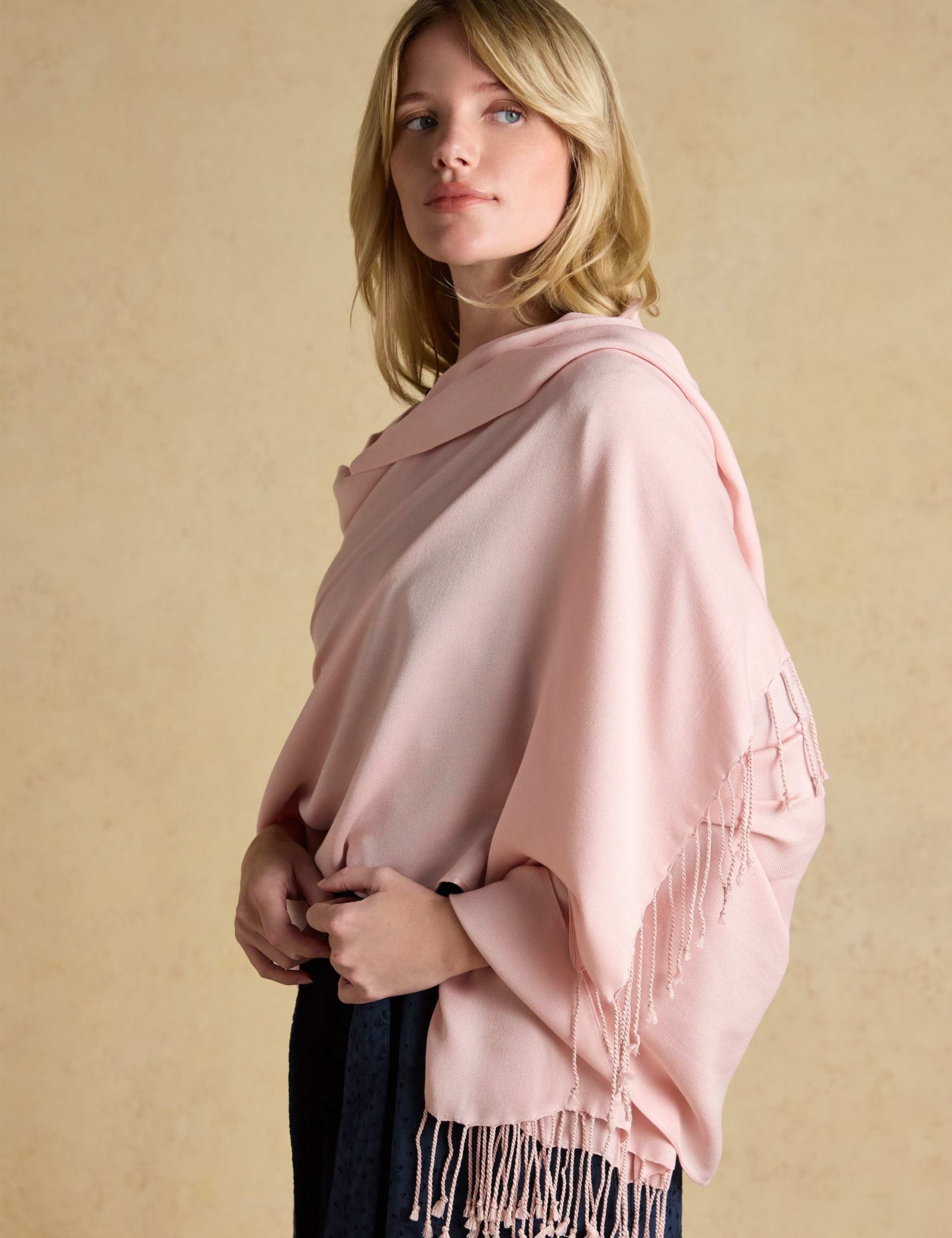 Pure Modal Fringed Scarf 5 of 6