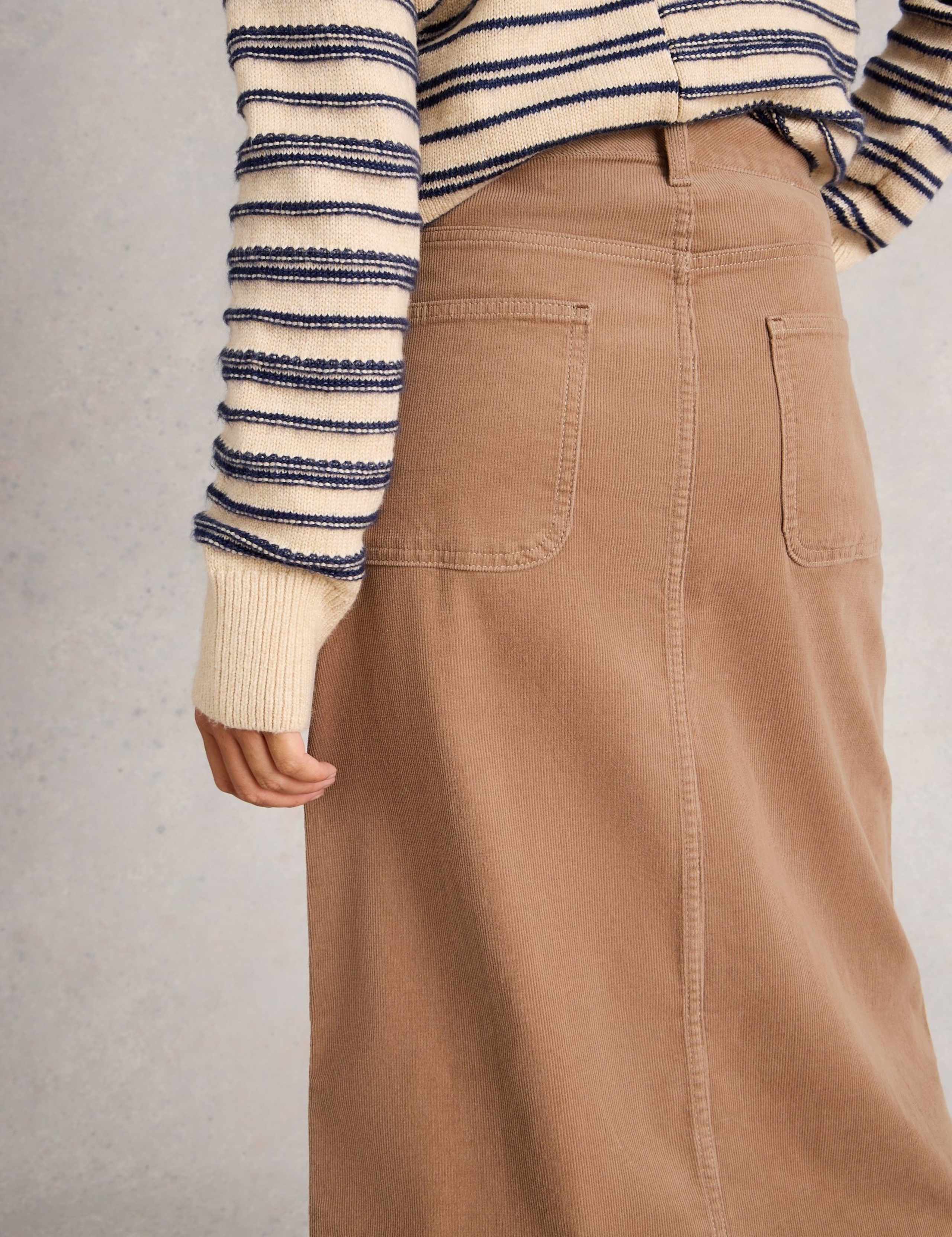 Tia Cord Midi Skirt 6 of 6
