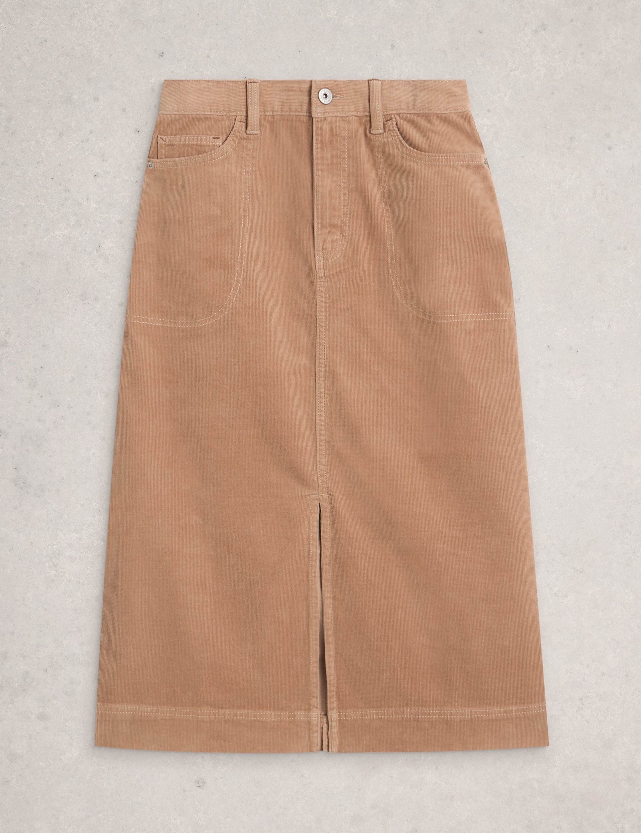 Tia Cord Midi Skirt 2 of 6