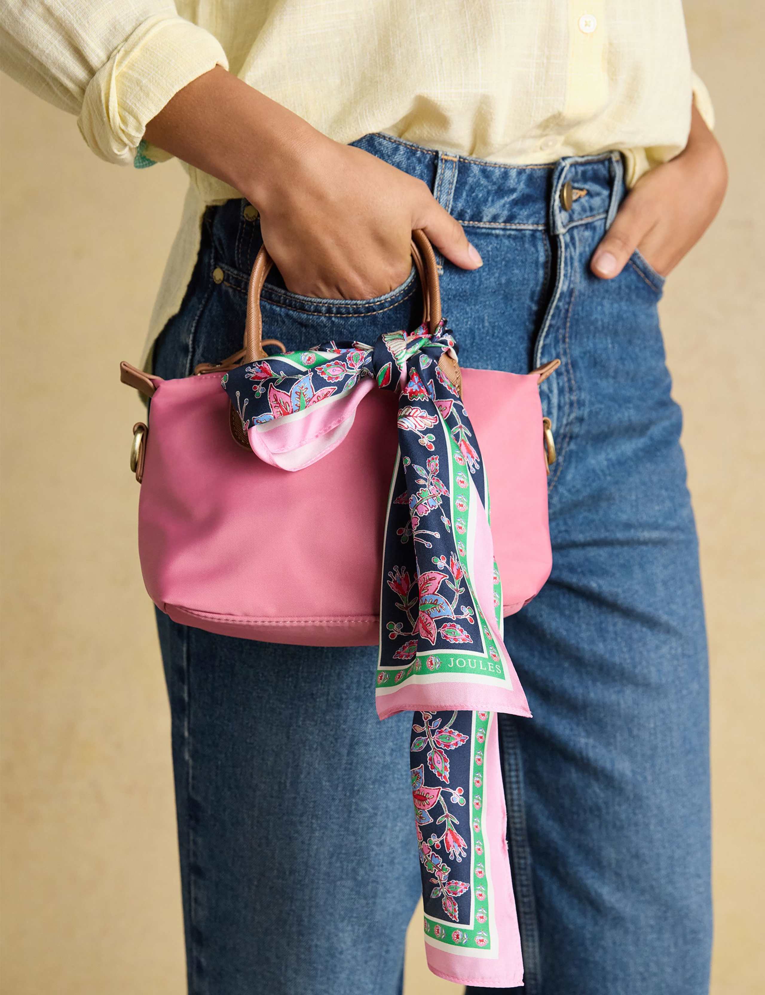 Pure Silk Floral Scarf 6 of 6