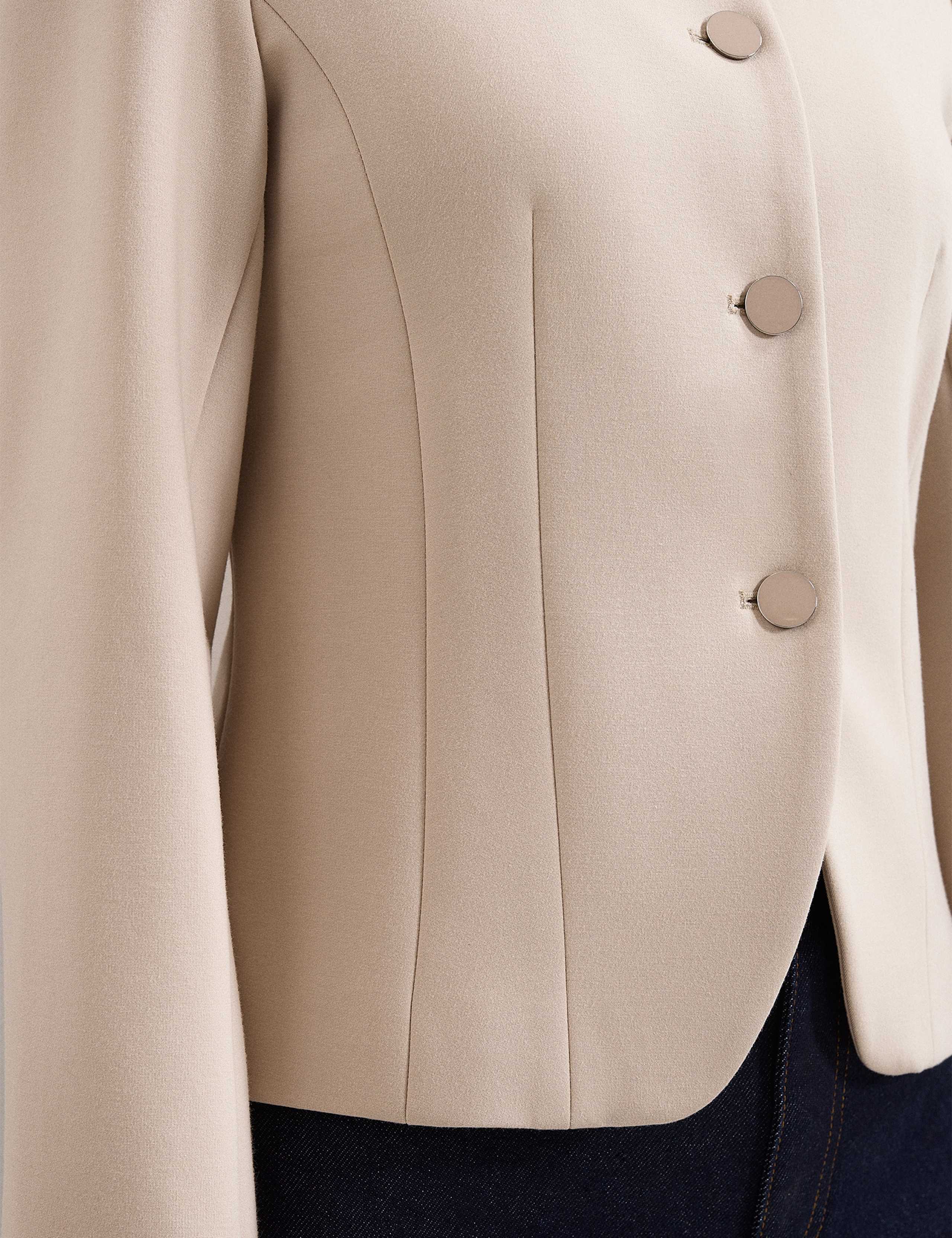 Structured Single Breasted Short Jacket 3 of 6