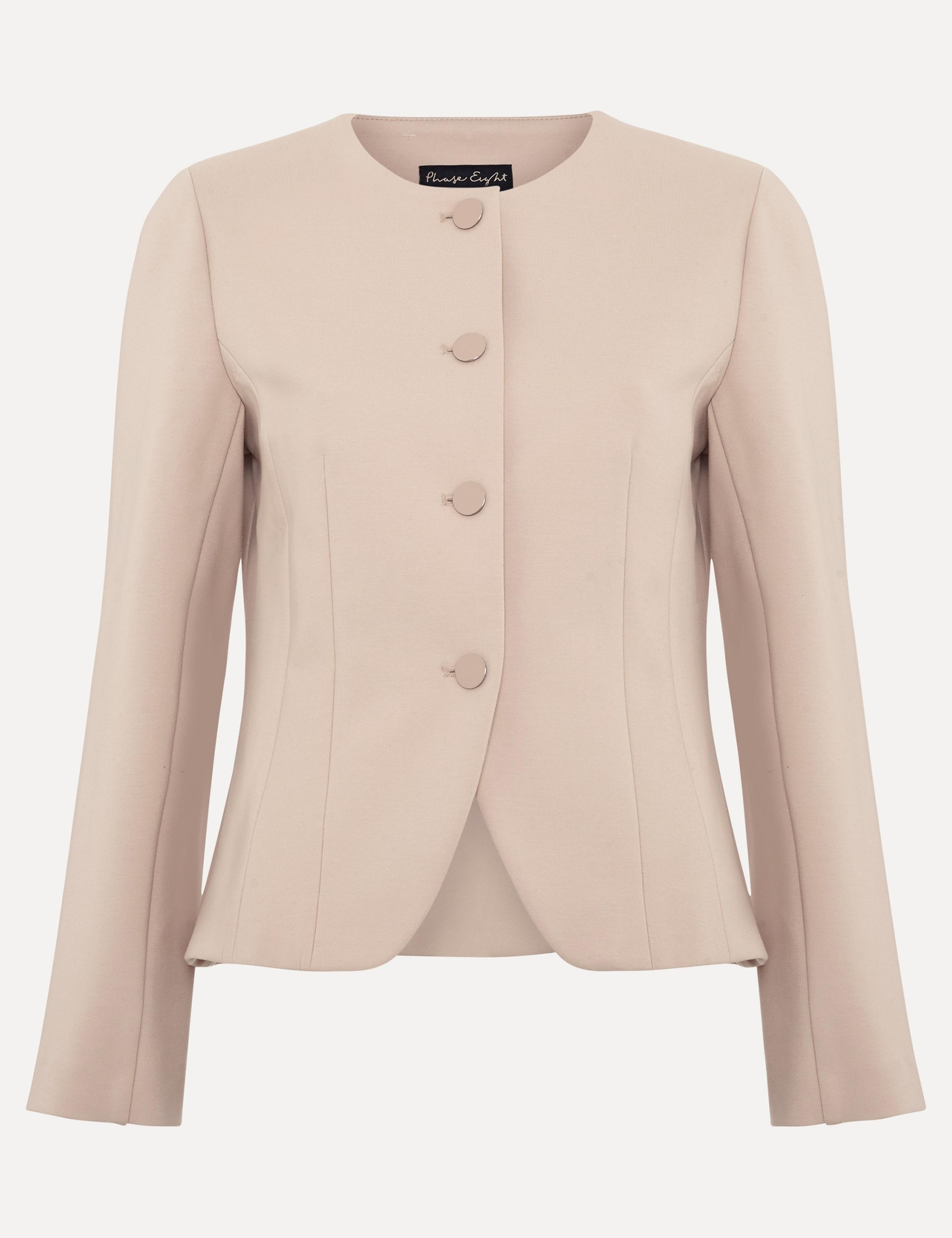Structured Single Breasted Short Jacket 2 of 6