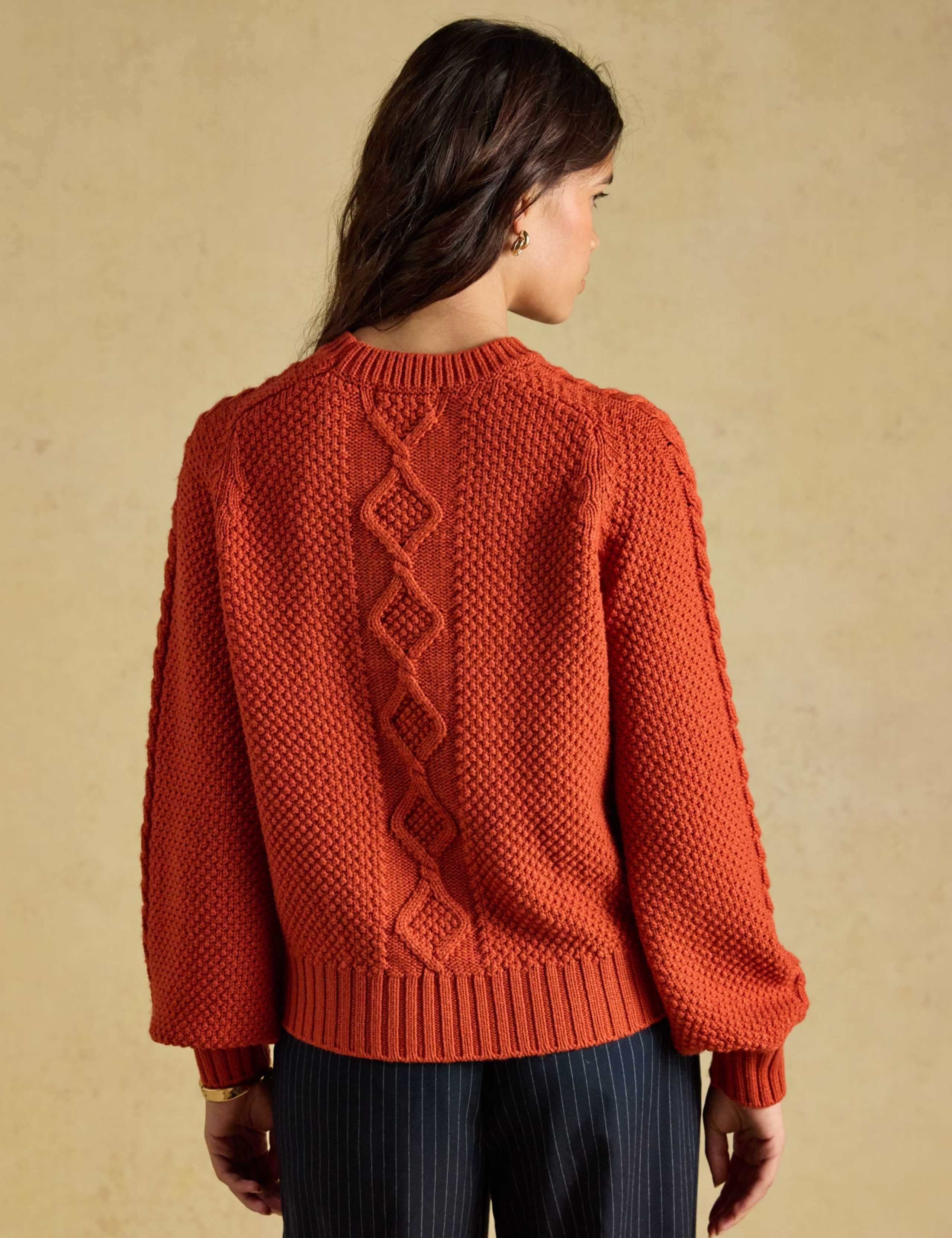 Cable Knit Crew Neck Jumper 2 of 7