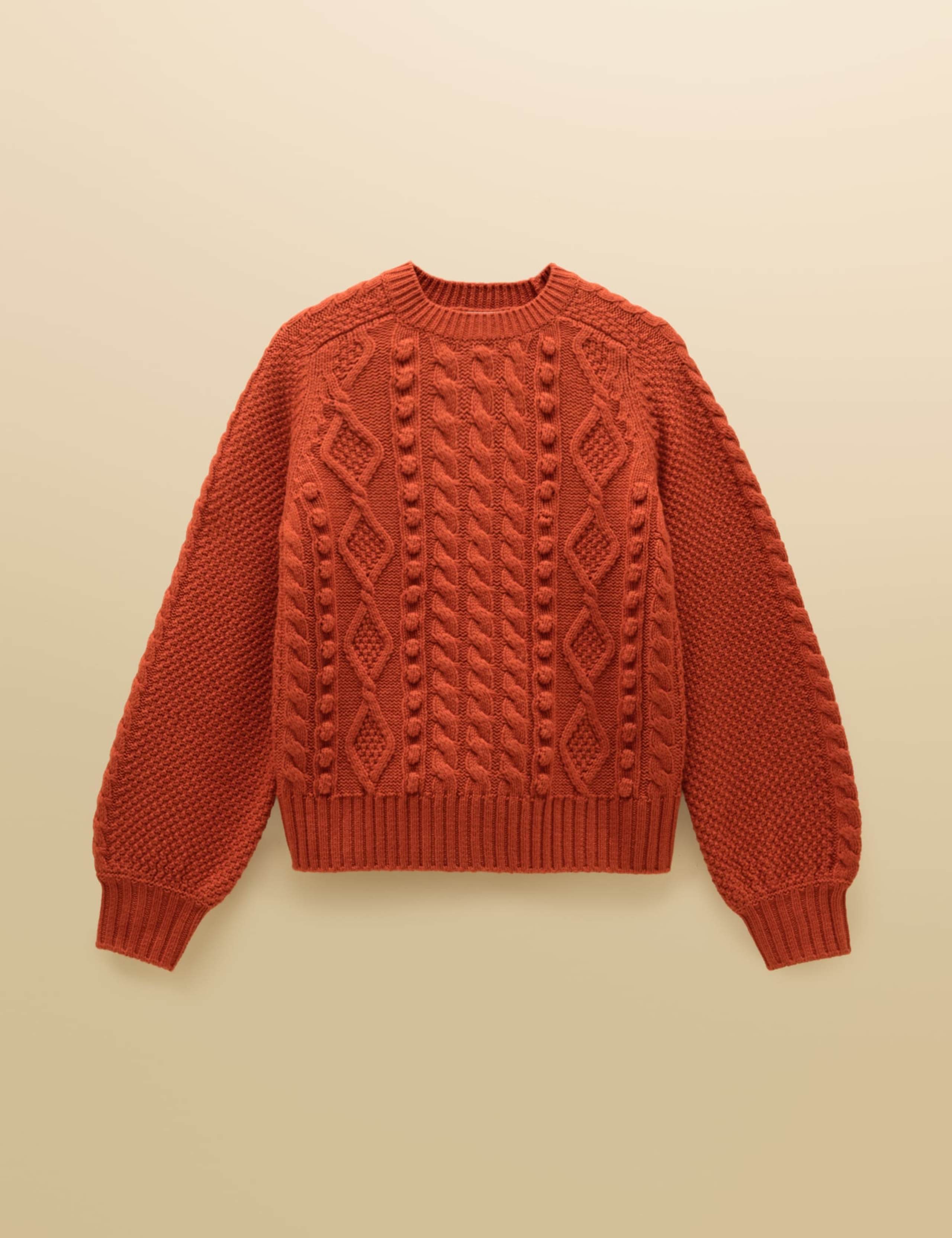 Cable Knit Crew Neck Jumper 4 of 7
