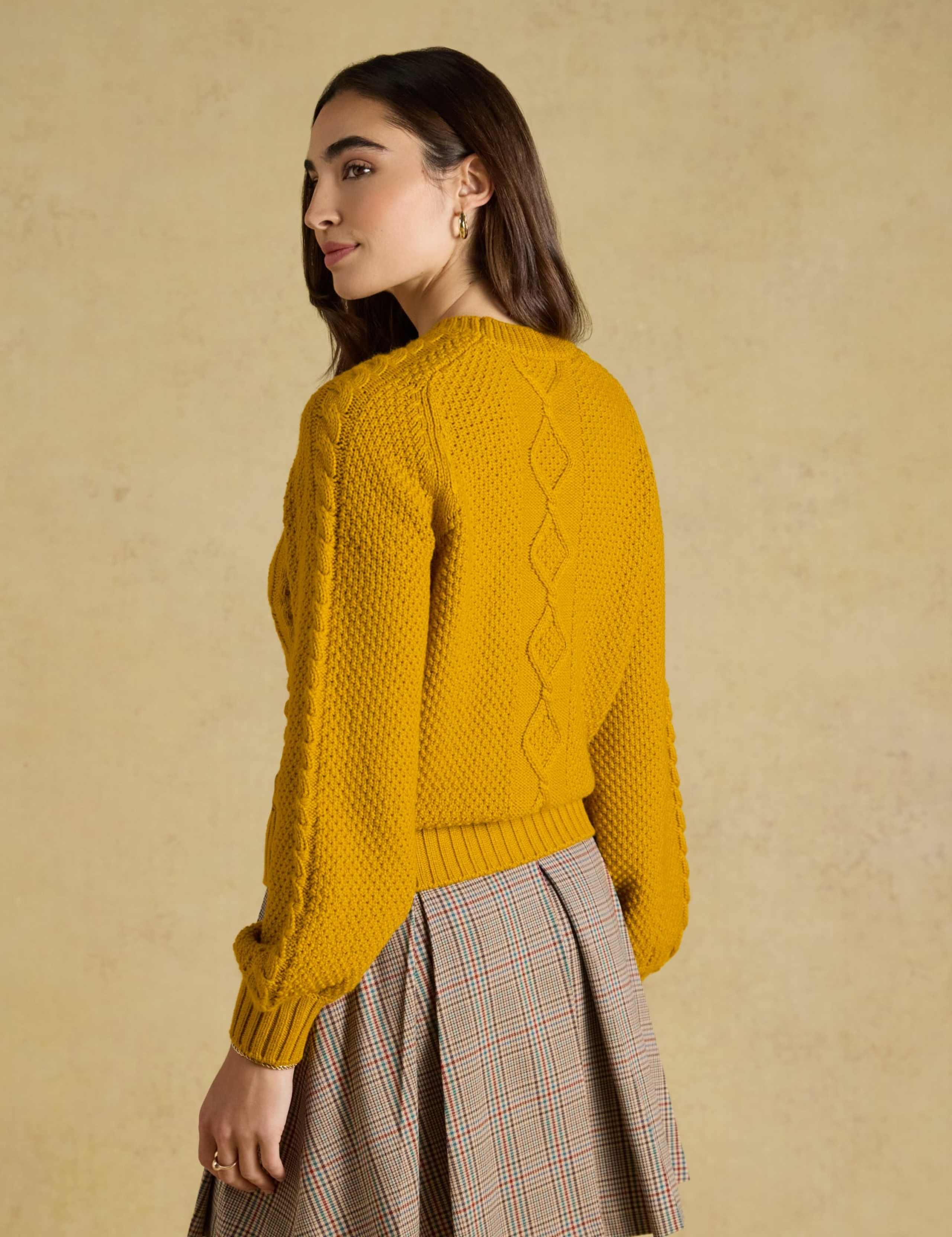 Cable Knit Crew Neck Jumper 5 of 8