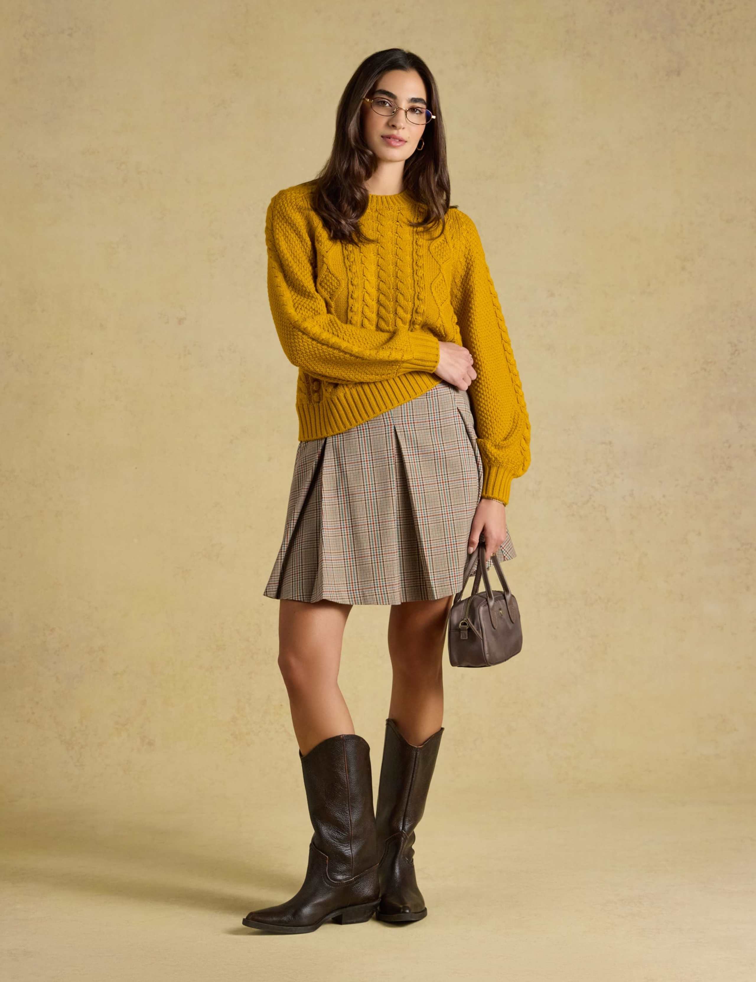 Cable Knit Crew Neck Jumper 8 of 8