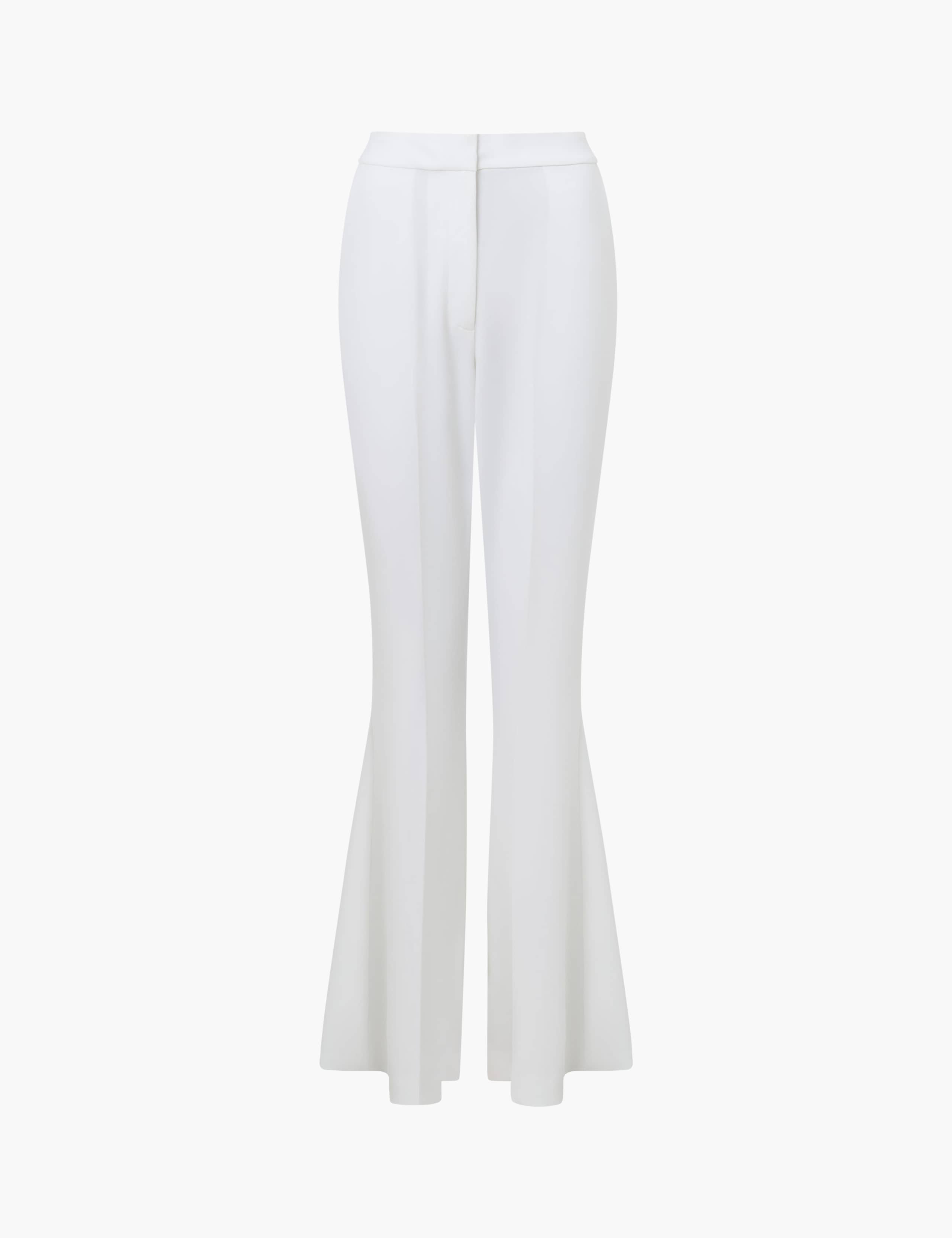 Straight Leg Flared Trousers with Stretch 2 of 3