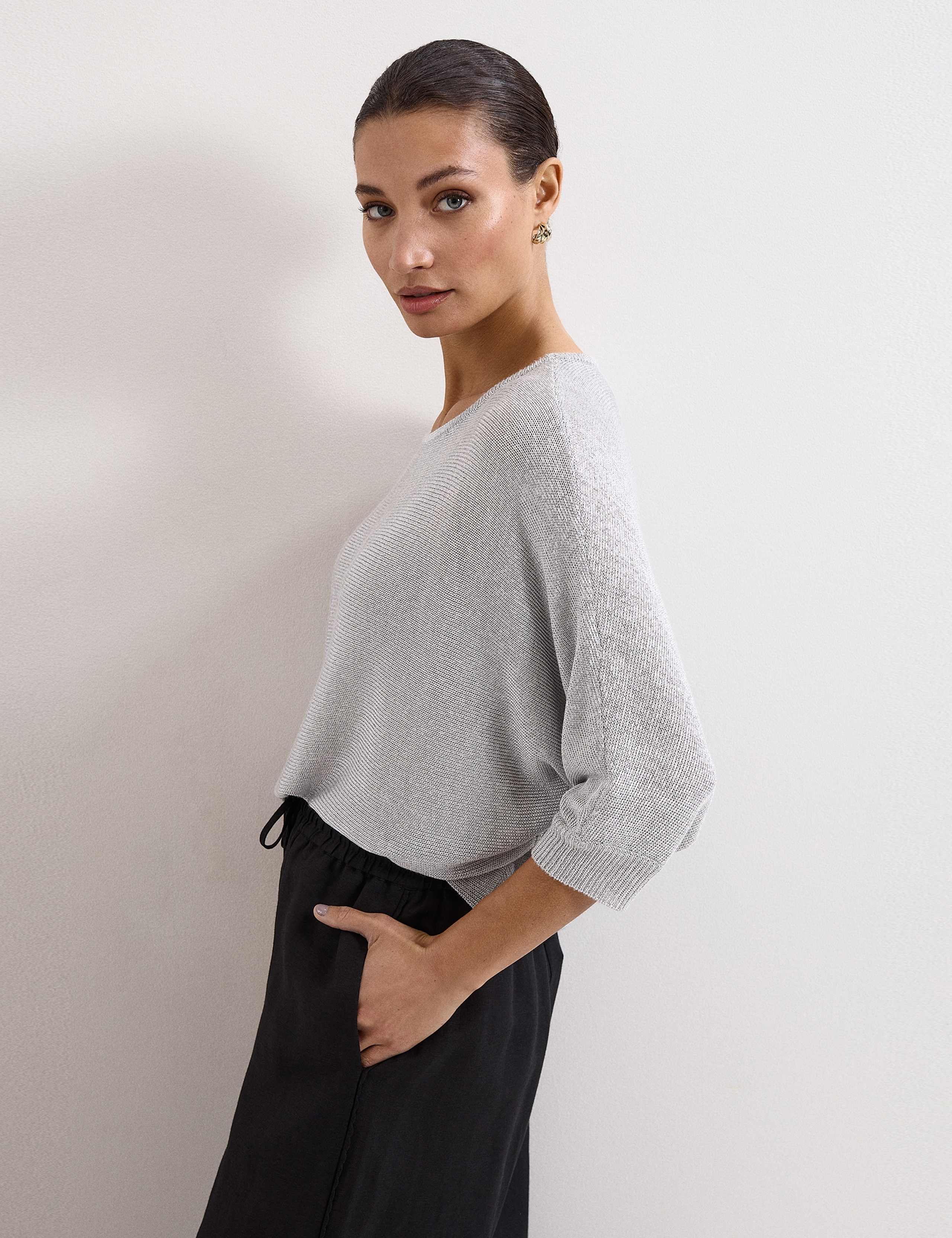 Metallic Cristine Knit Jumper 3 of 7