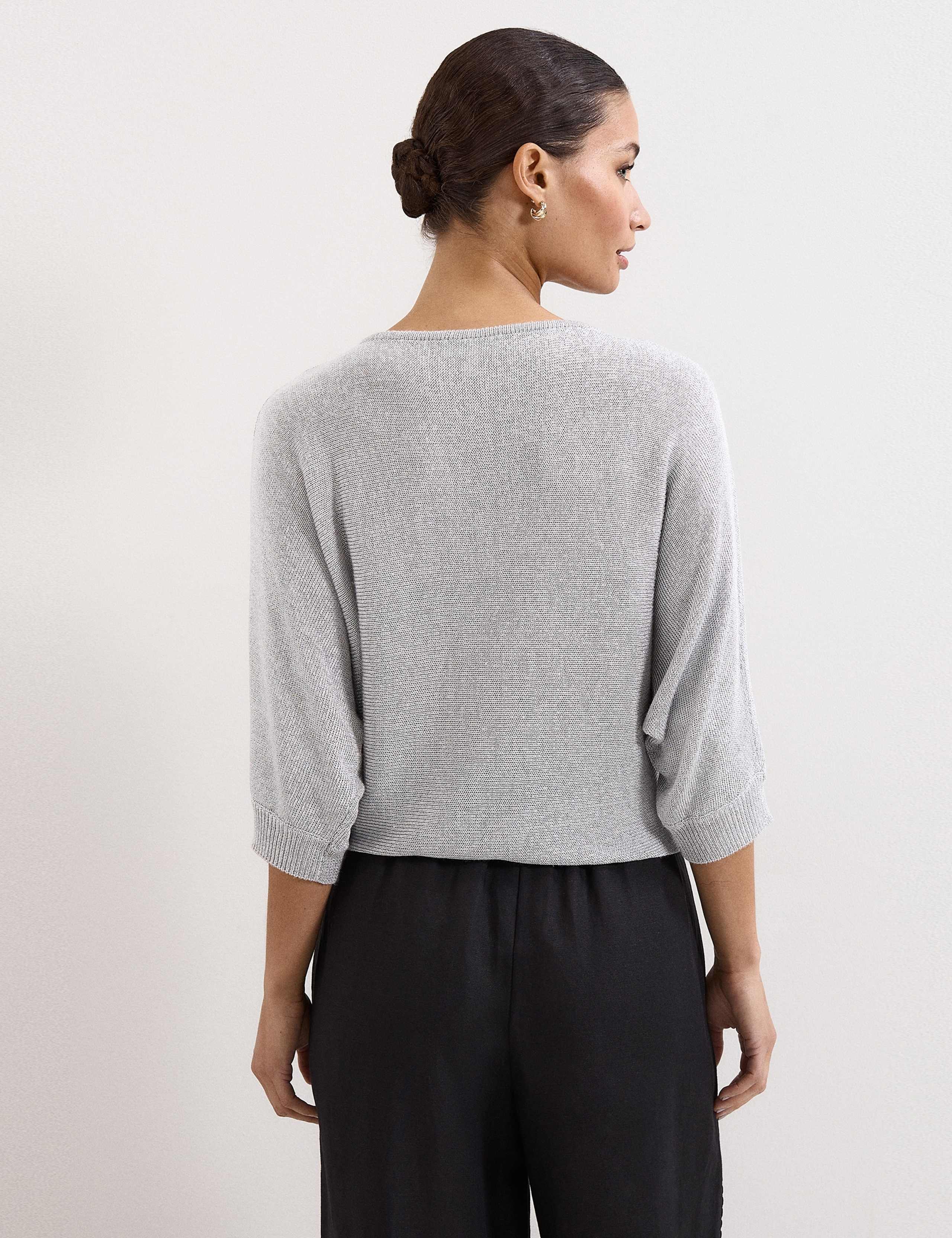 Metallic Cristine Knit Jumper 5 of 7