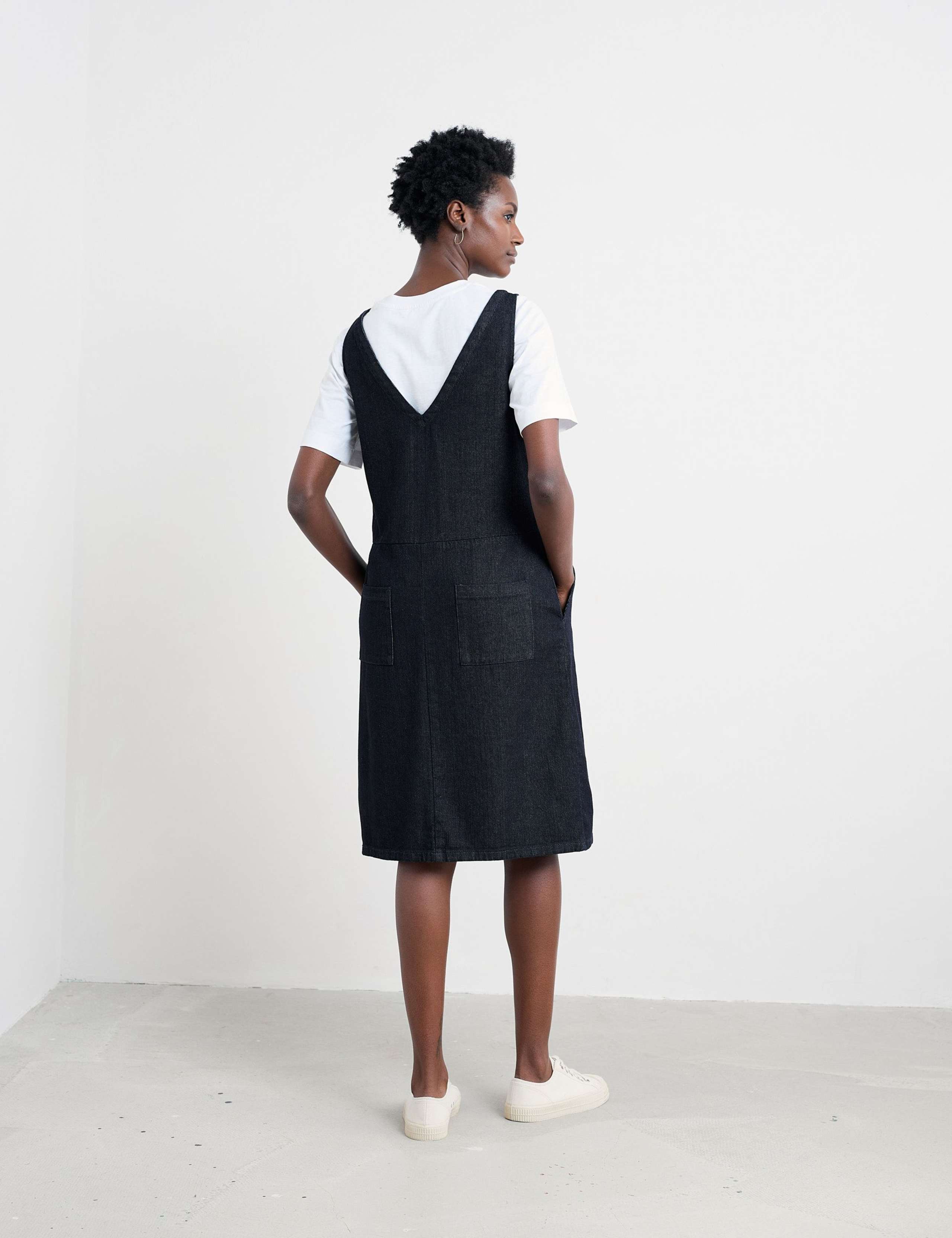 Cotton Rich Knee Length Shift Dress 4 of 5