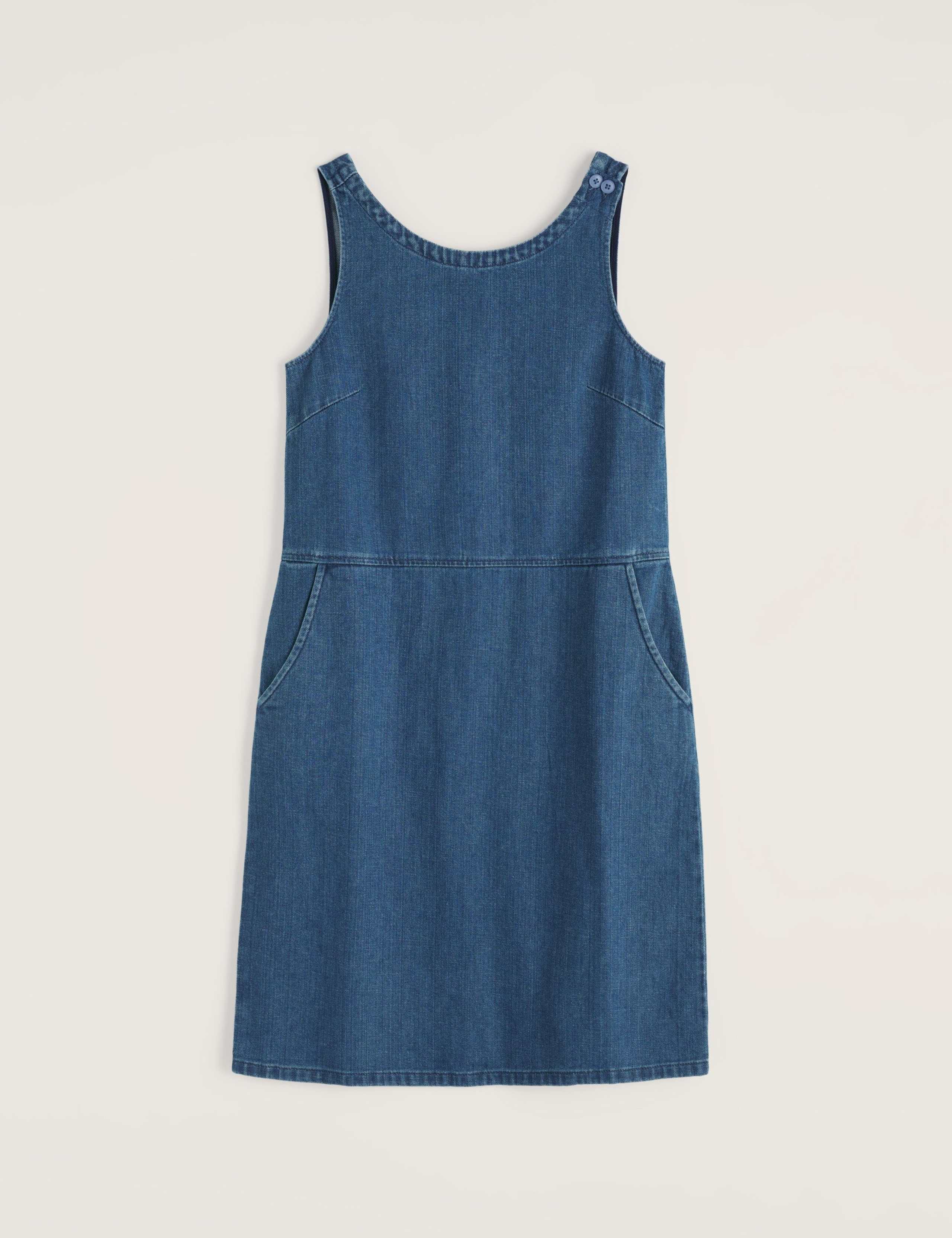 Cotton Rich Knee Length Shift Dress 2 of 5