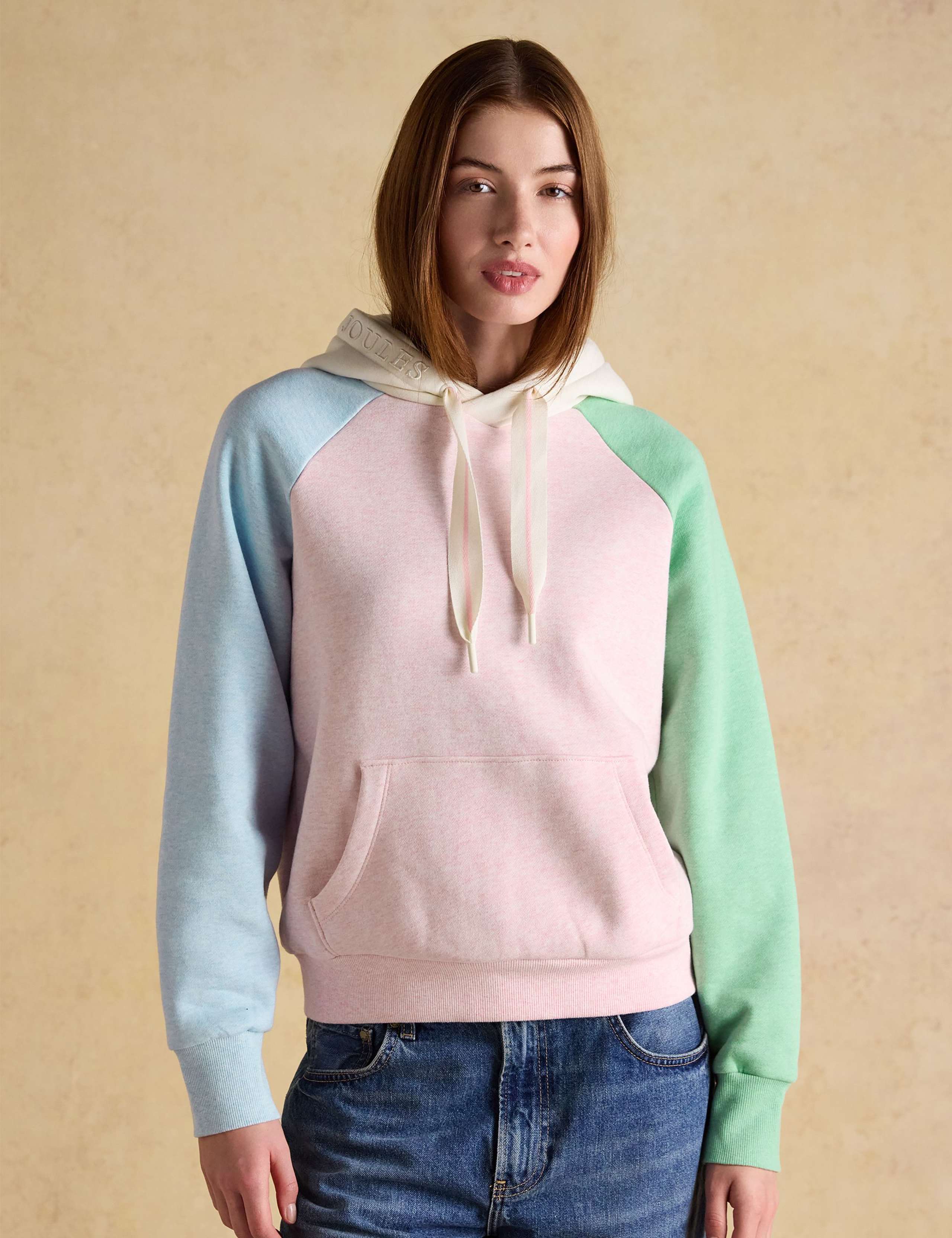 Cotton Rich Colour Block Hoodie 1 of 6