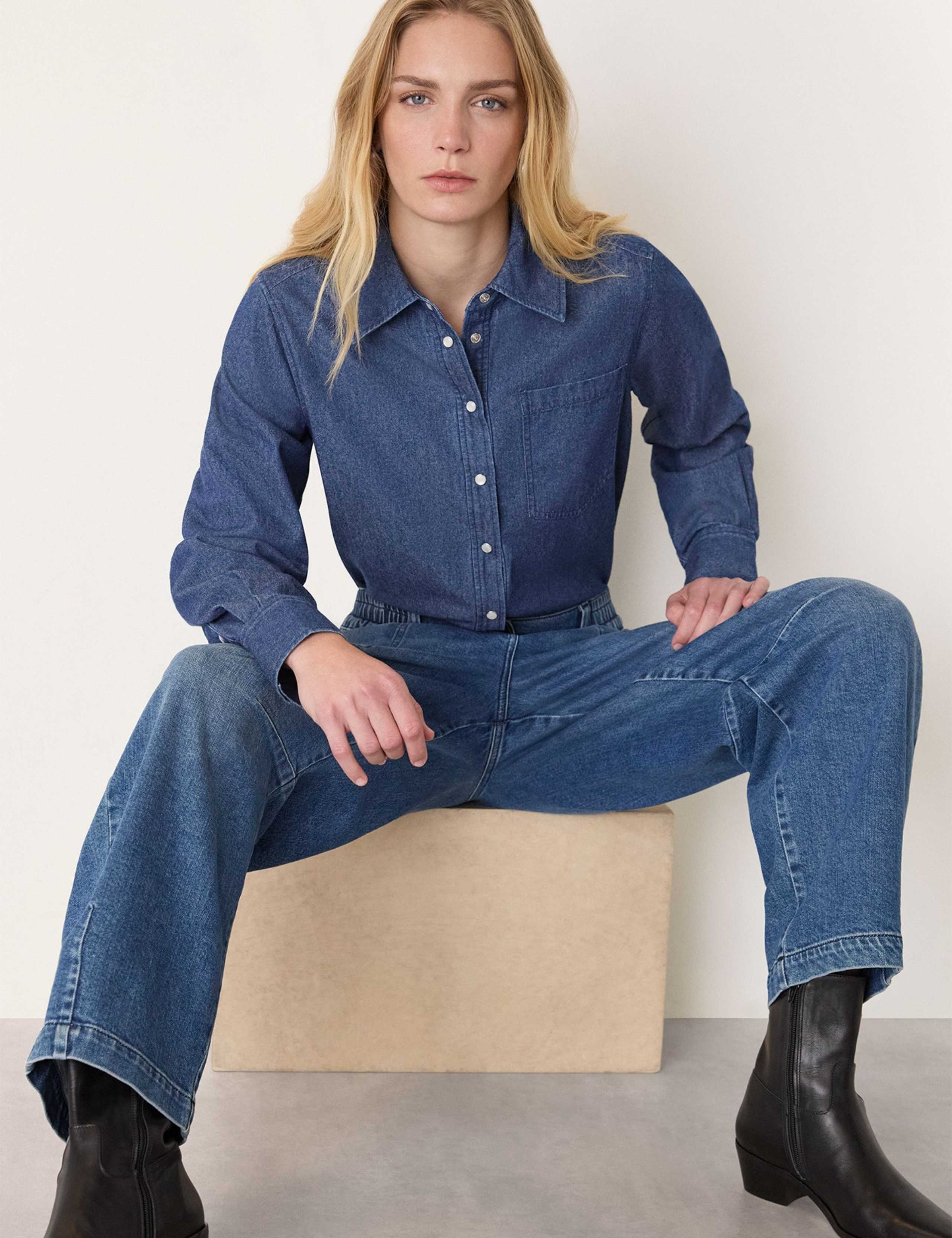 Pure Cotton Collared Shirt 3 of 7