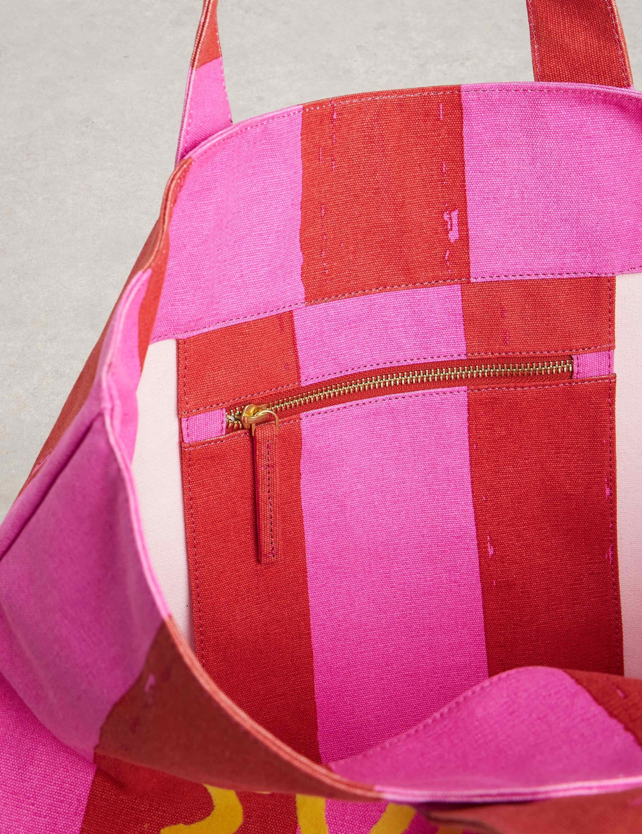Pure Cotton Striped Summer Stuff Tote Bag 3 of 4