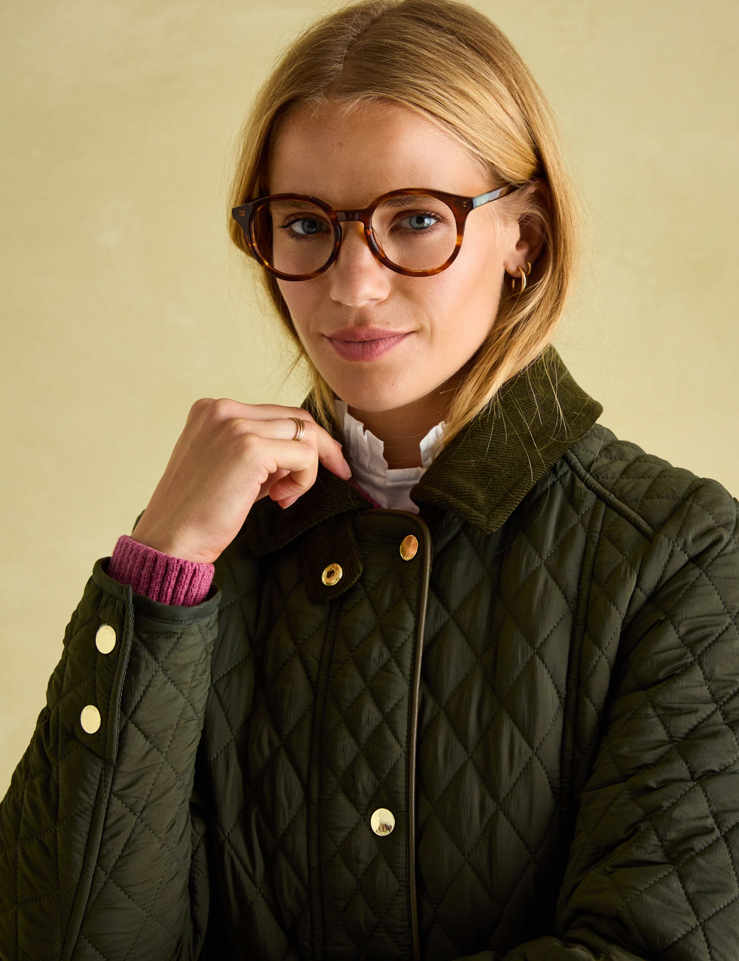 Showerproof Diamond Quilted Longline Coat 7 of 8