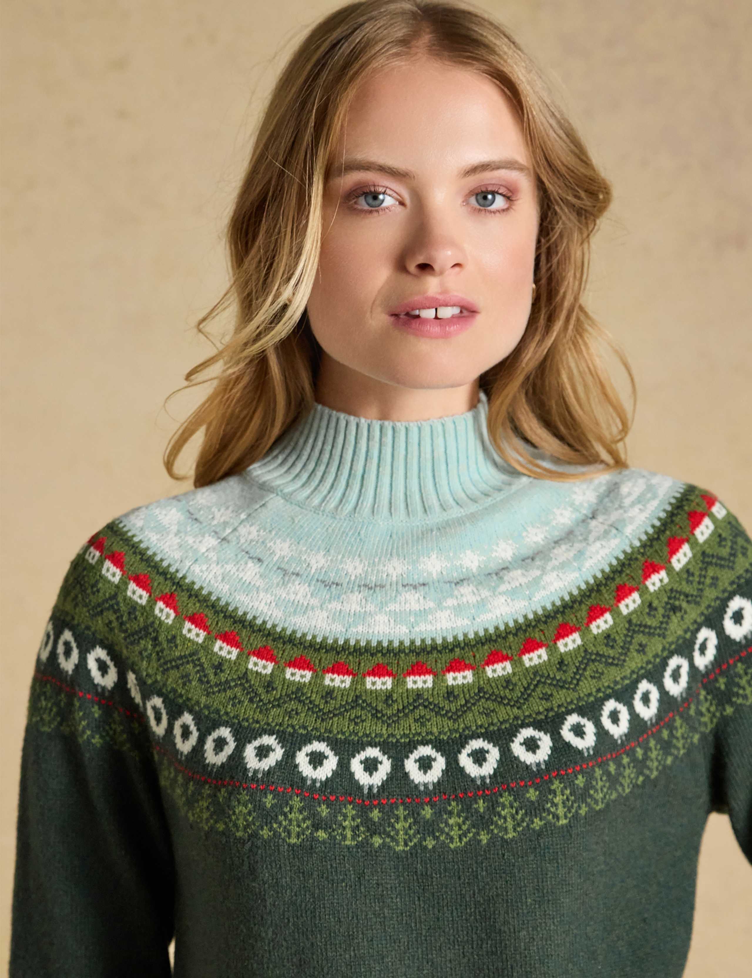 Cotton Rich Fair Isle Relaxed Jumper 3 of 7