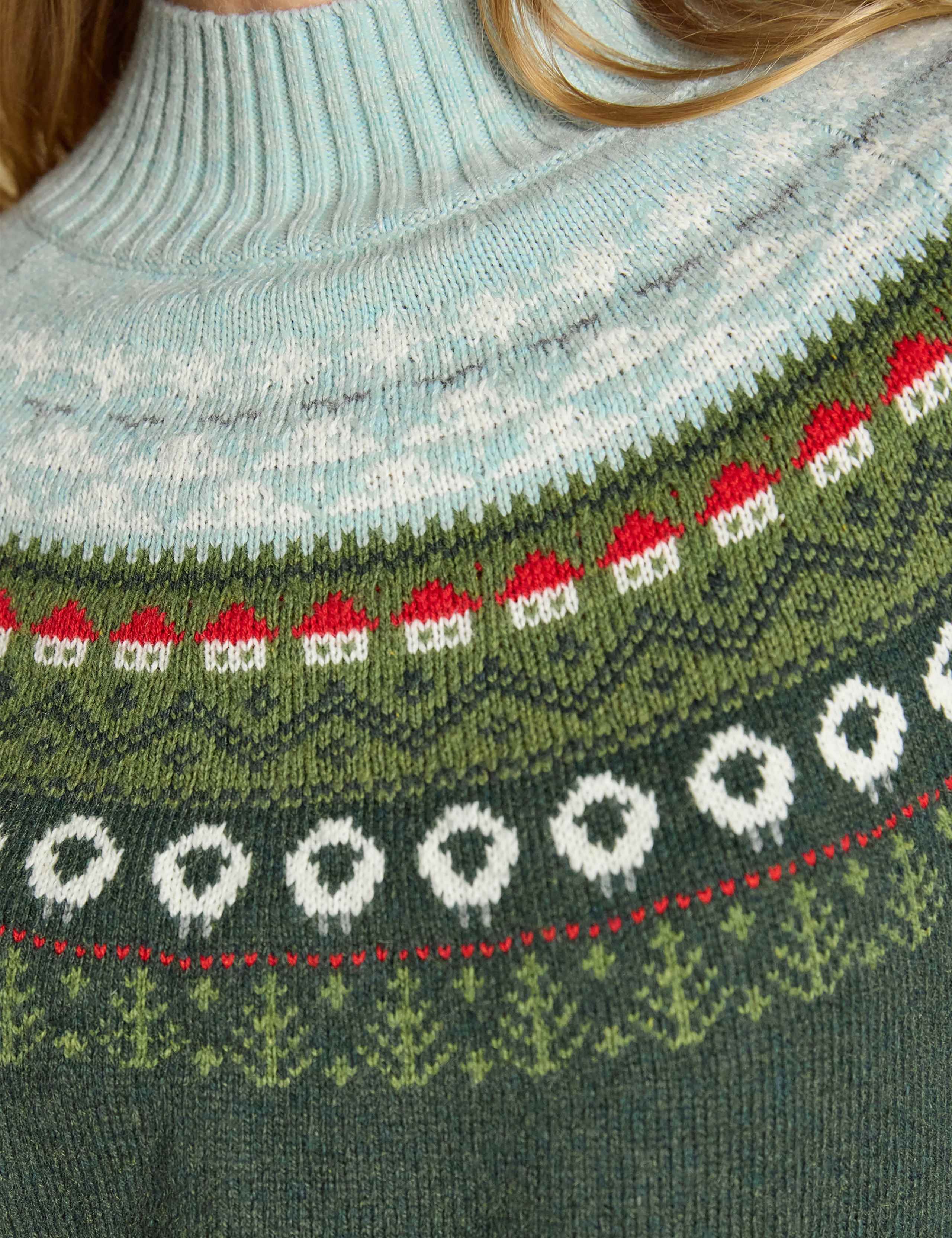 Cotton Rich Fair Isle Relaxed Jumper 5 of 7