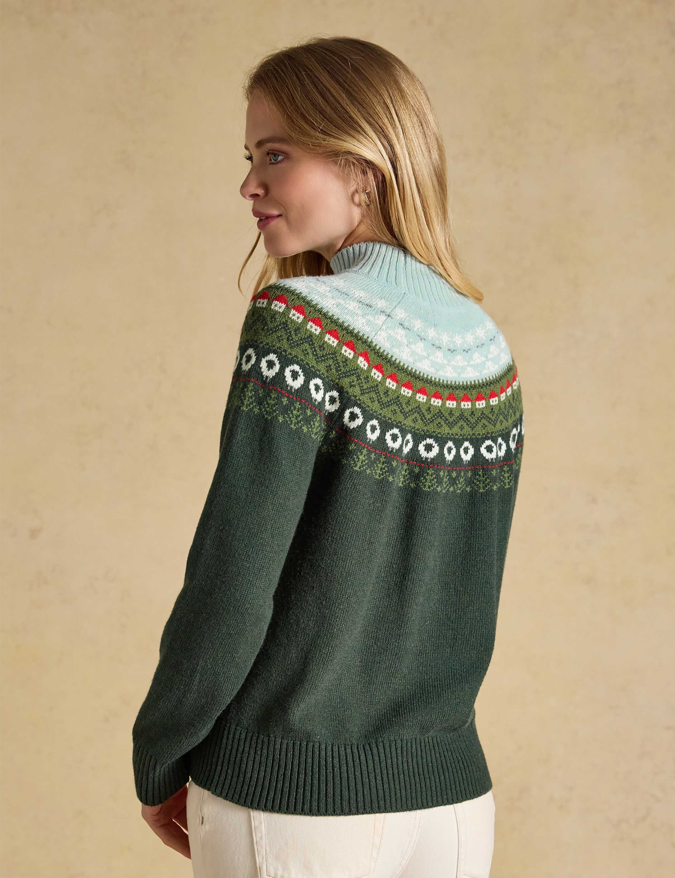 Cotton Rich Fair Isle Relaxed Jumper 6 of 7