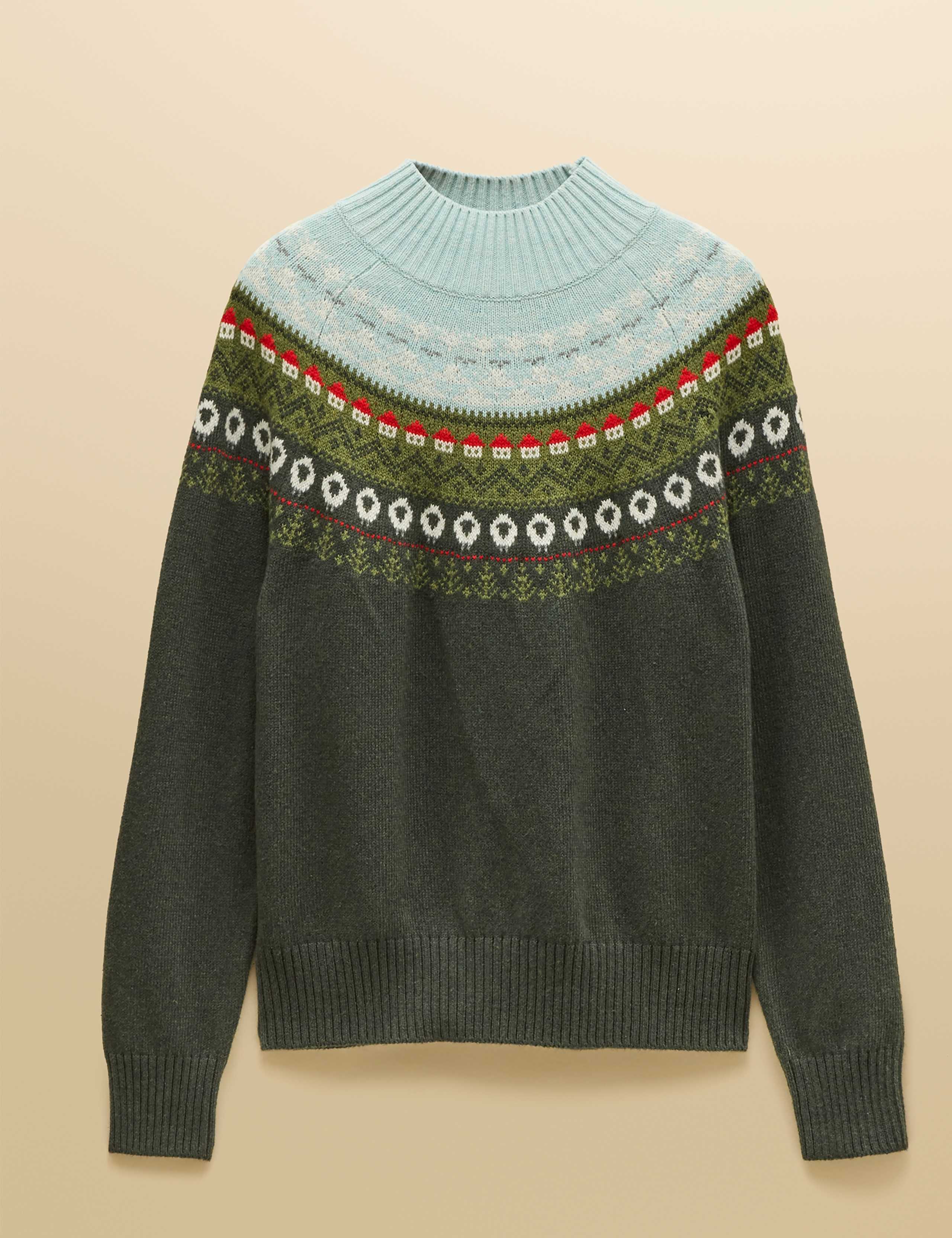Cotton Rich Fair Isle Relaxed Jumper 7 of 7