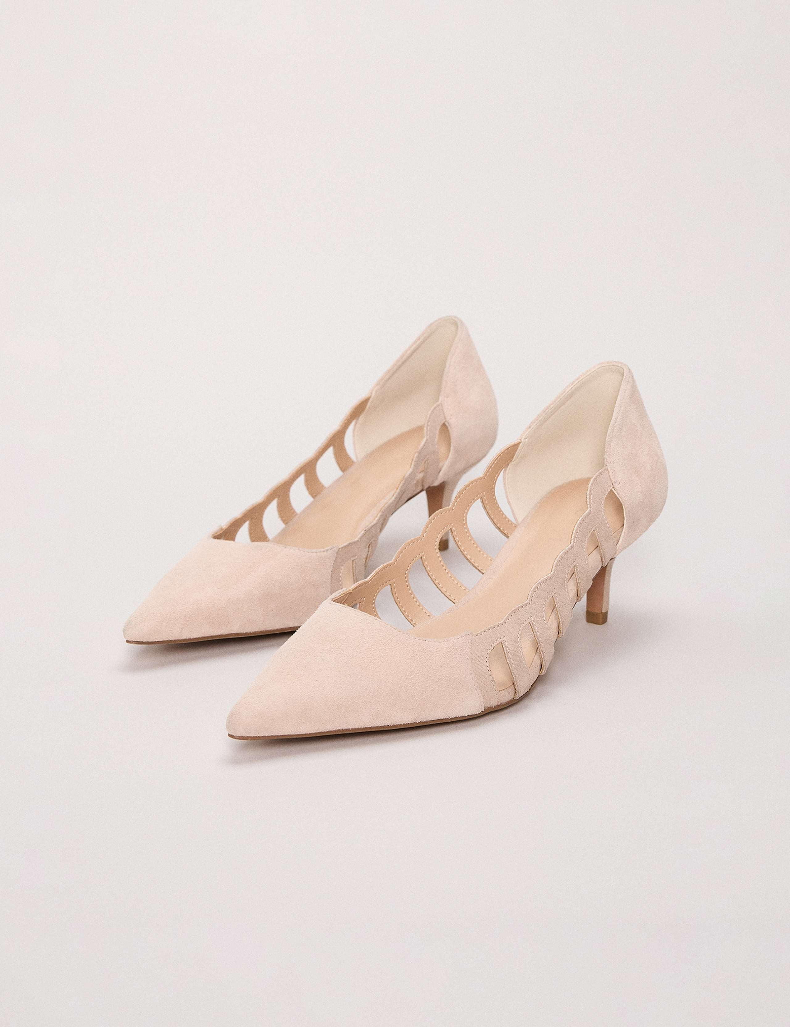 Suede Court Shoes 4 of 6