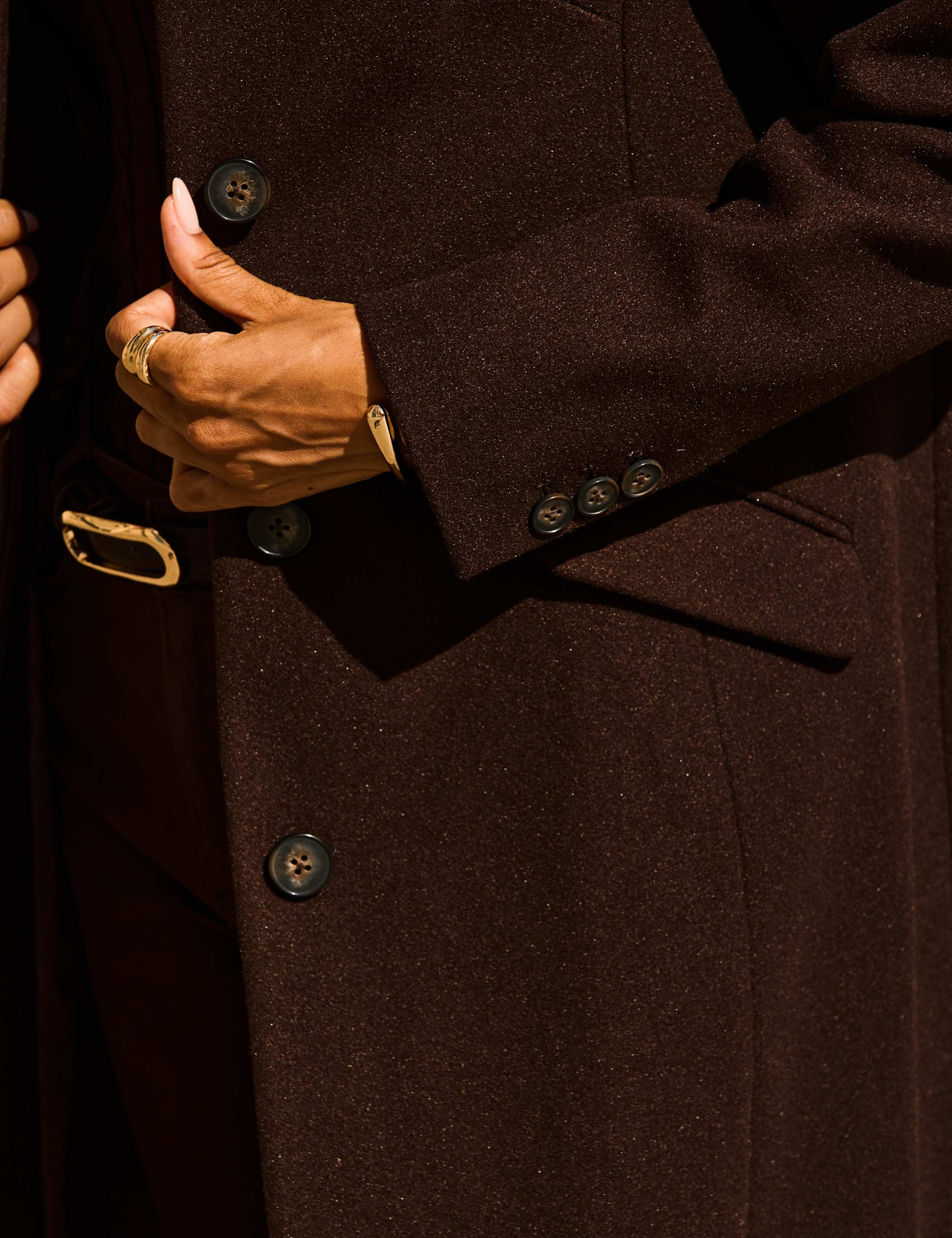 Funnel Neck Longline Coat 4 of 7