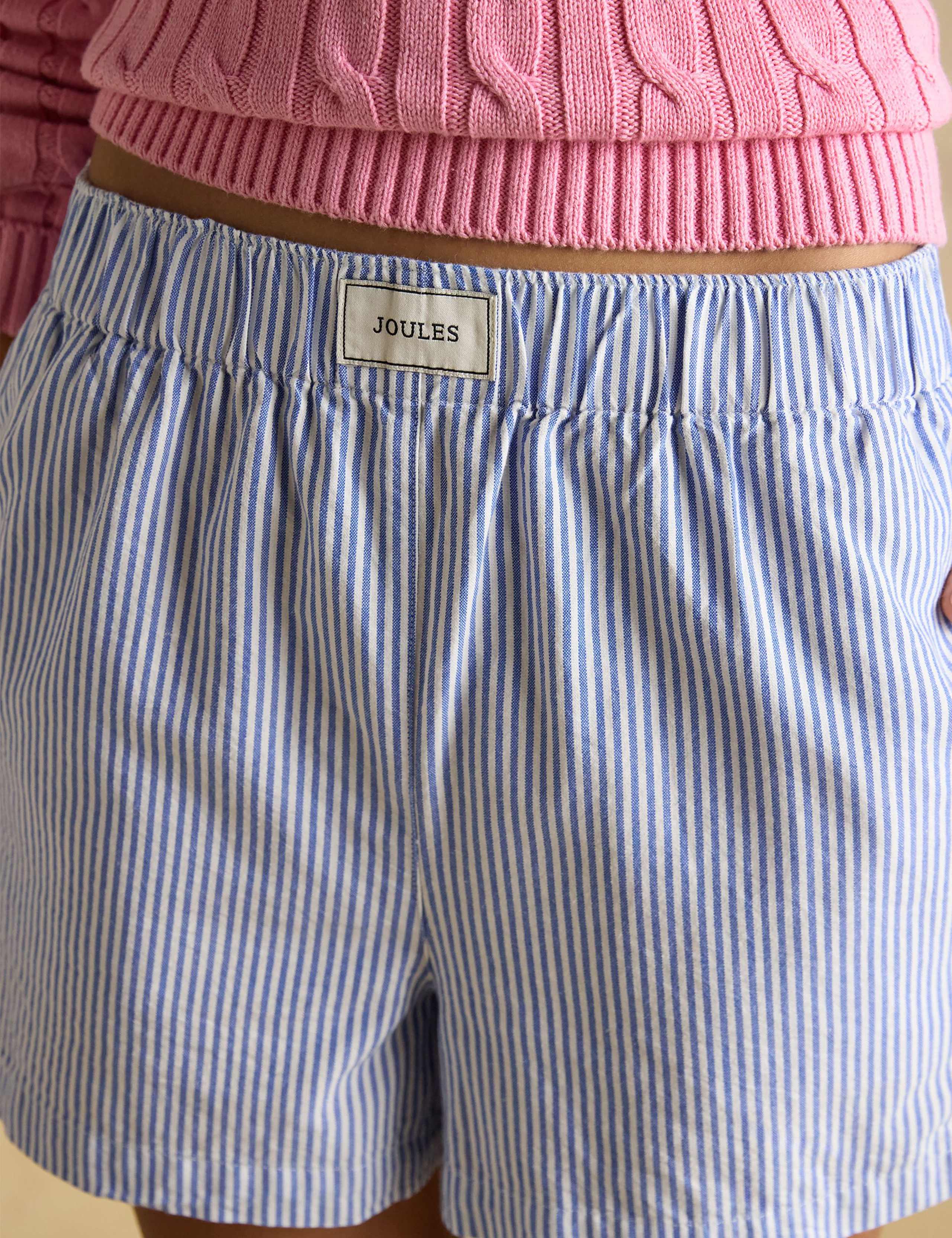 Pure Cotton Striped Shorts 5 of 6