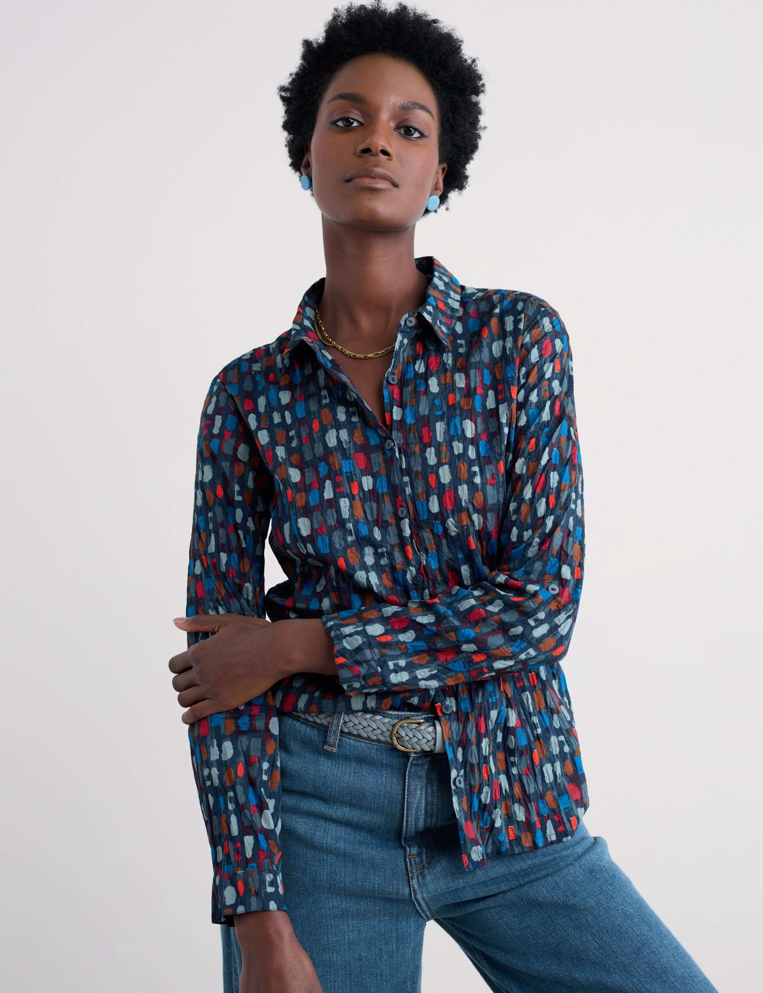 Pure Cotton Printed Collared Shirt 3 of 6