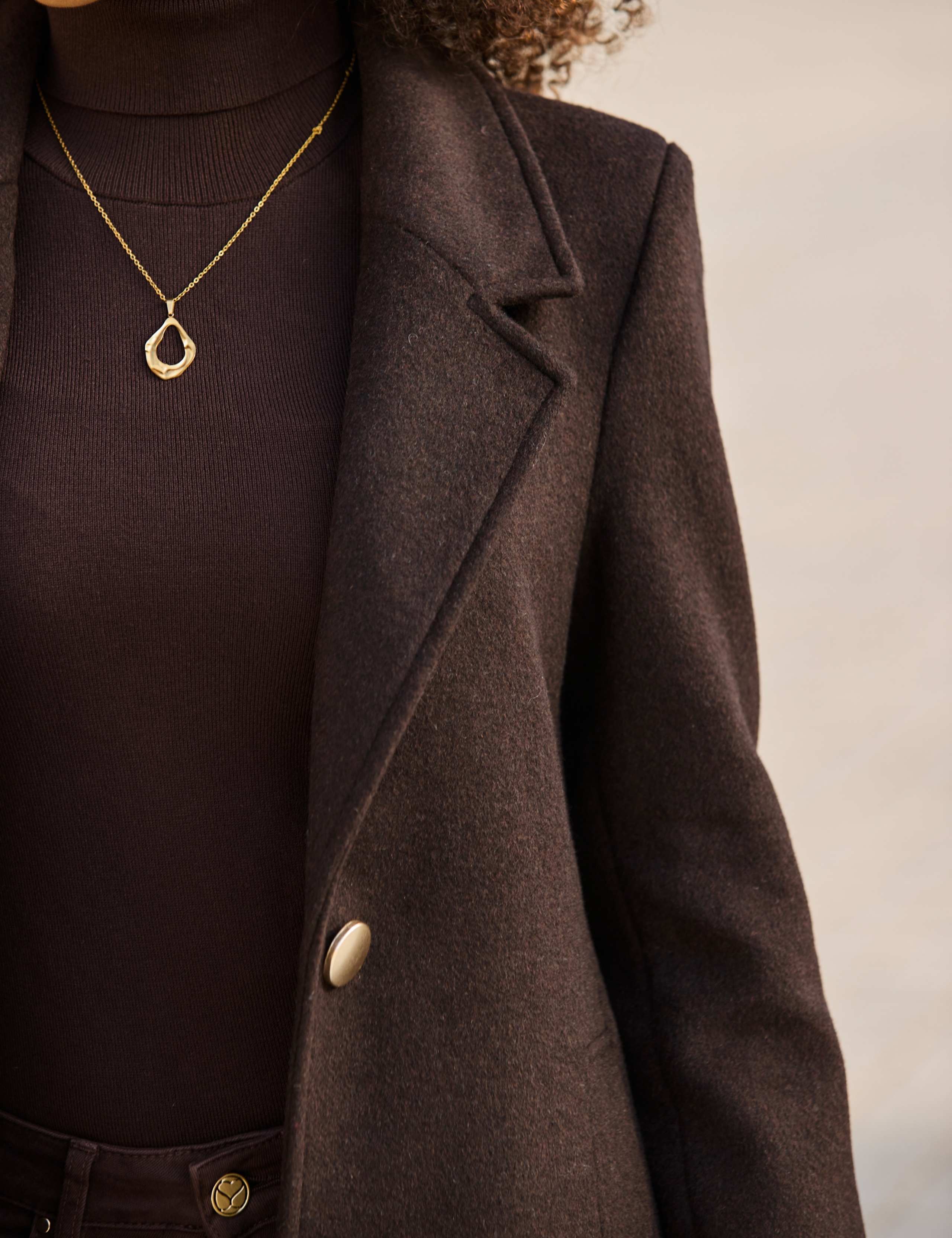 Wool Blend Longline Tailored Coat 5 of 7