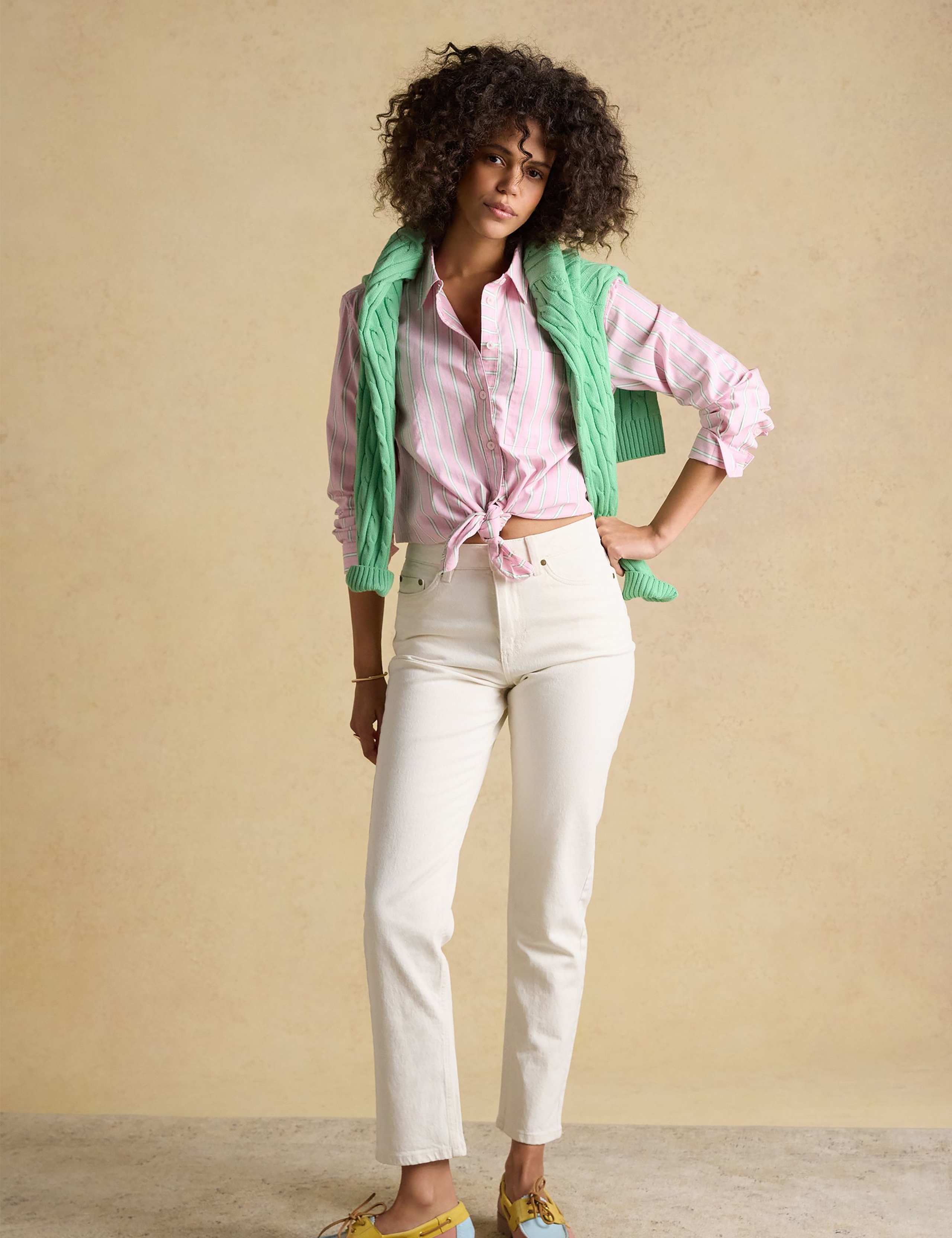 Pure Cotton Striped Oxford Shirt 3 of 8