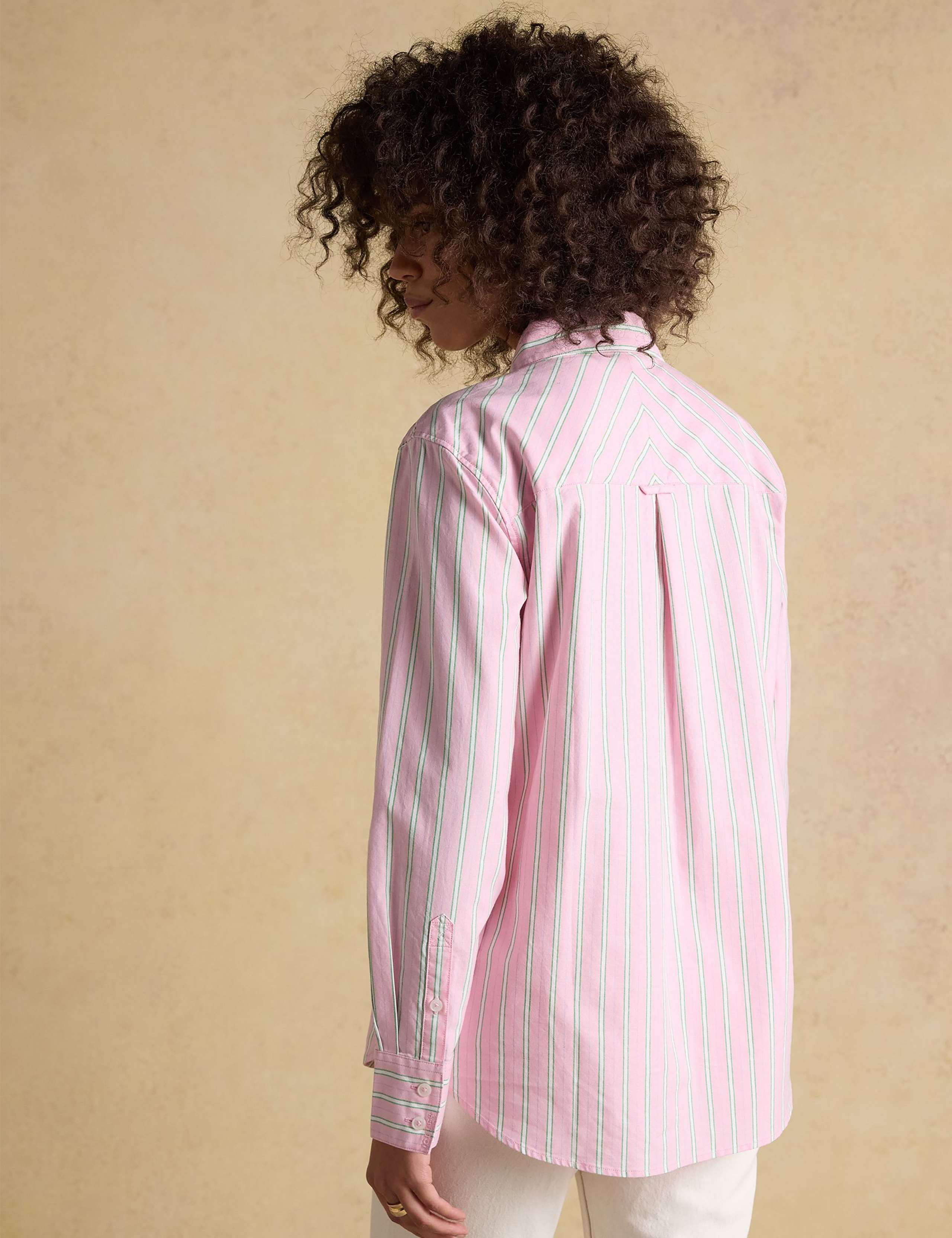 Pure Cotton Striped Oxford Shirt 4 of 8