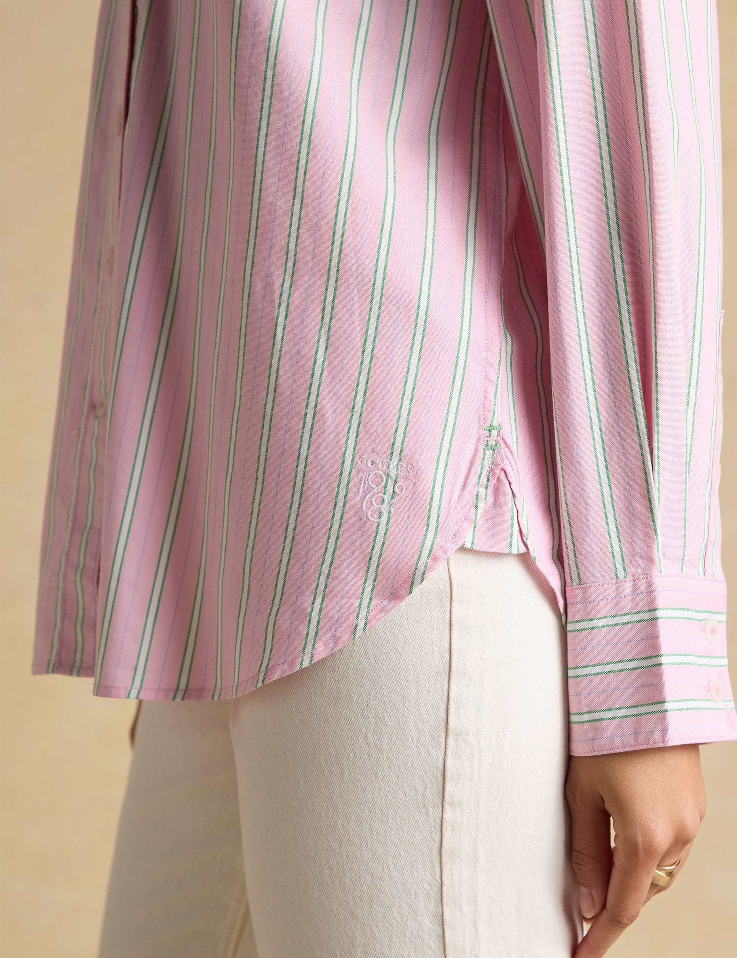 Pure Cotton Striped Oxford Shirt 6 of 8