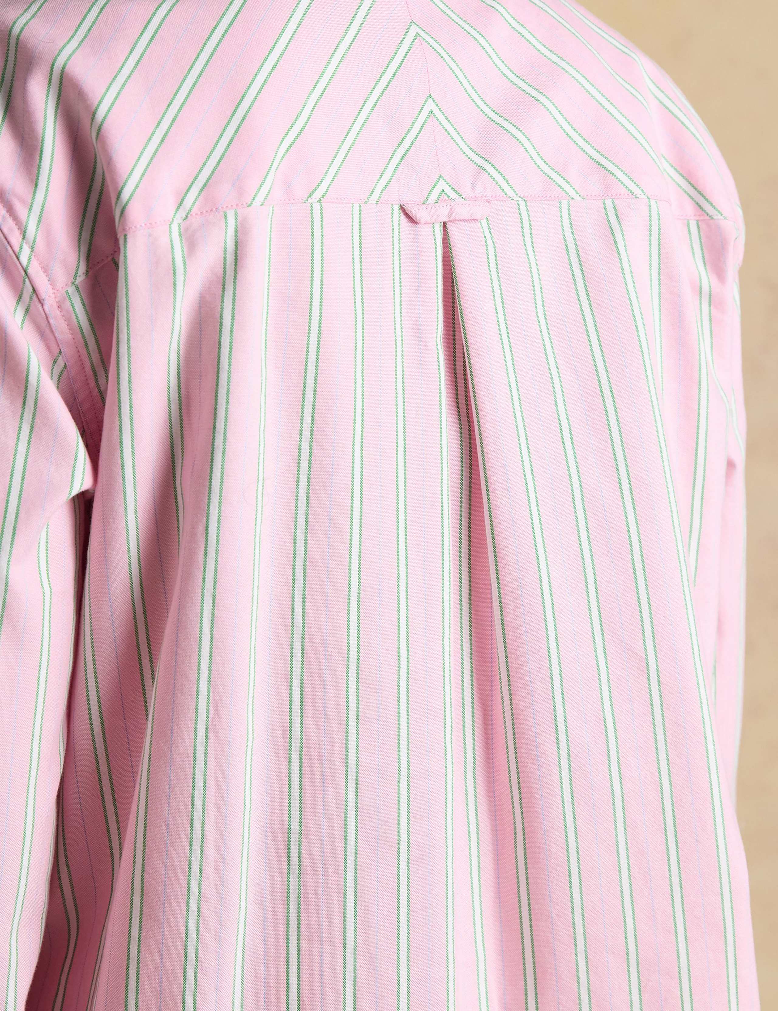 Pure Cotton Striped Oxford Shirt 8 of 8