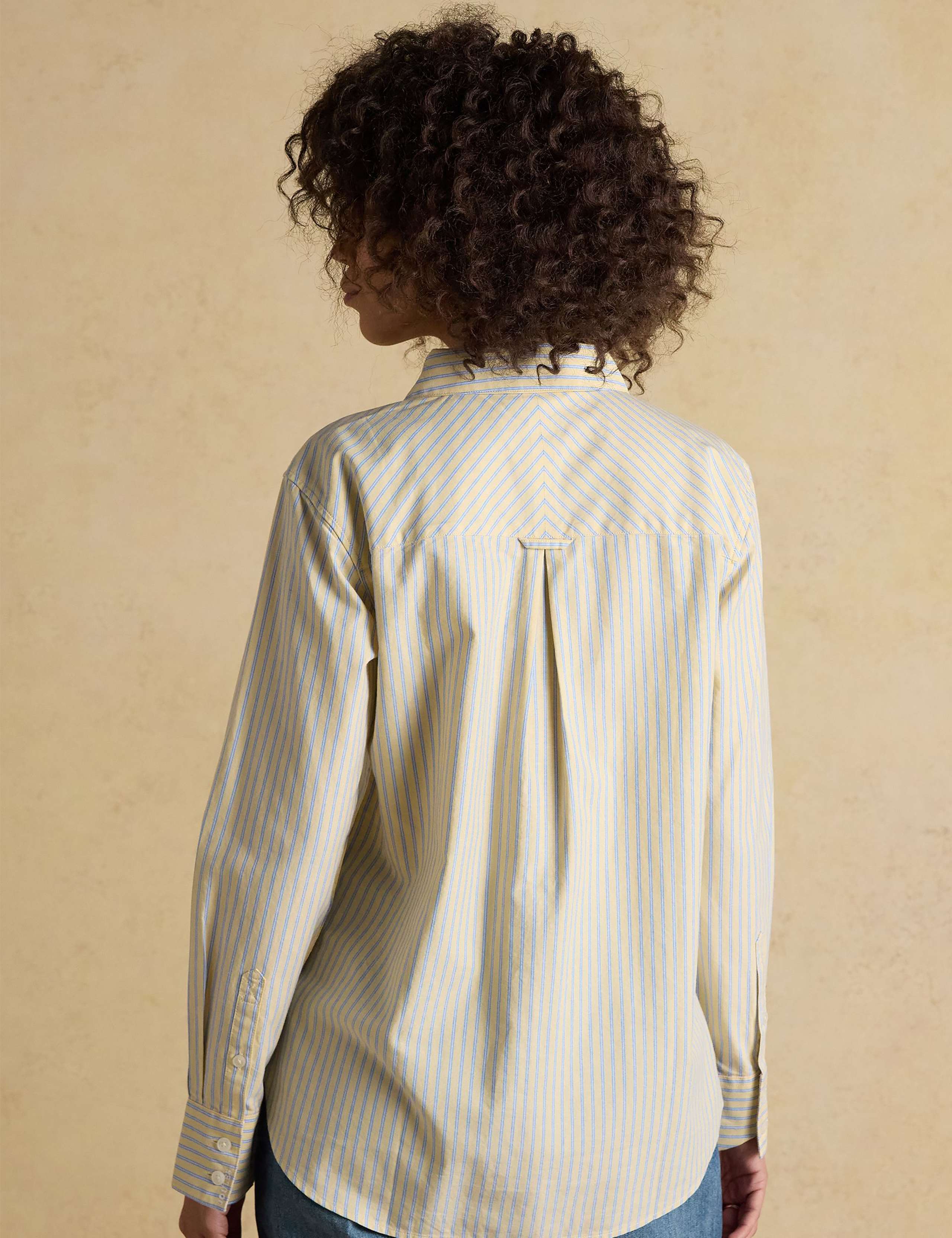 Pure Cotton Striped Oxford Shirt 2 of 7