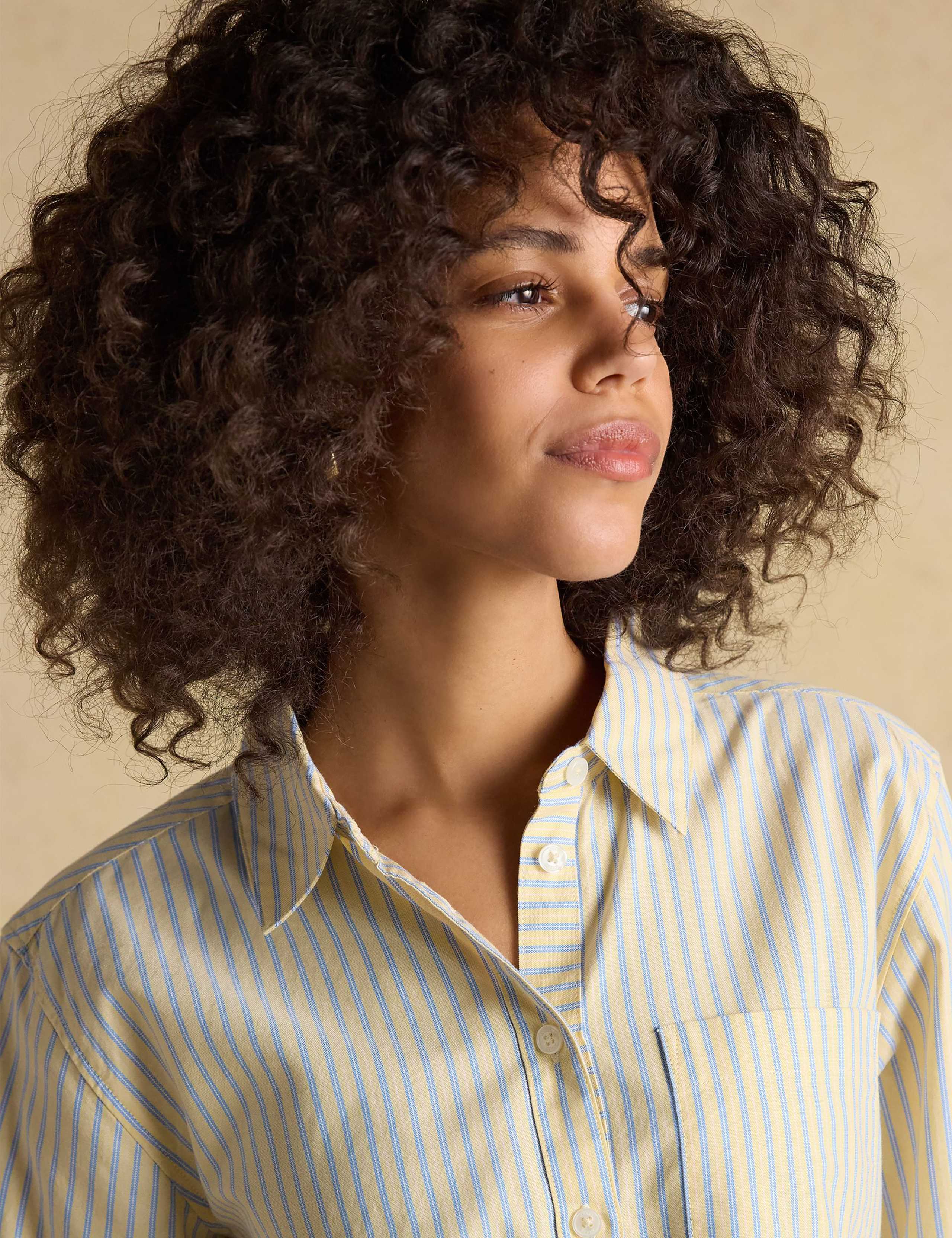 Pure Cotton Striped Oxford Shirt 3 of 7