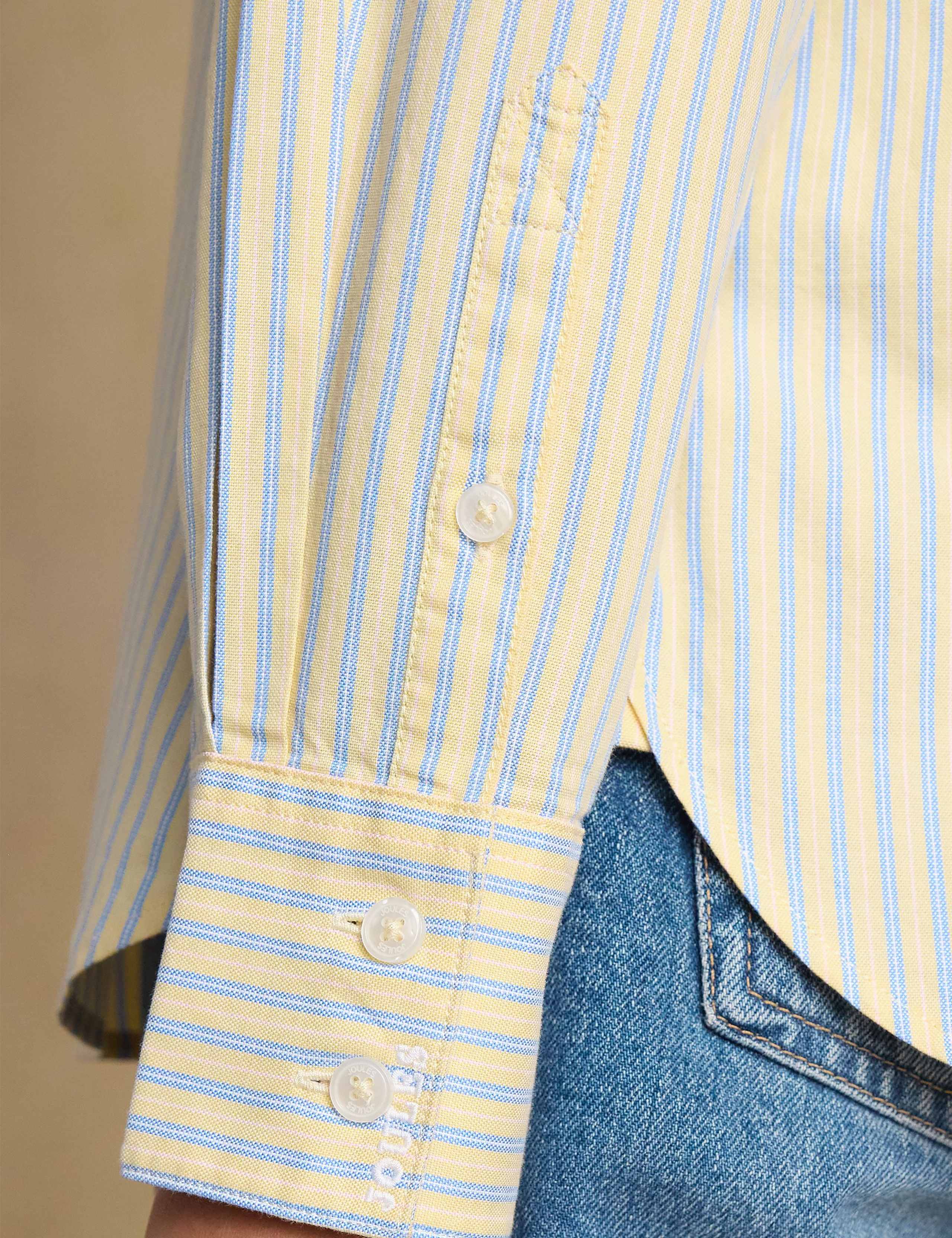 Pure Cotton Striped Oxford Shirt 5 of 7
