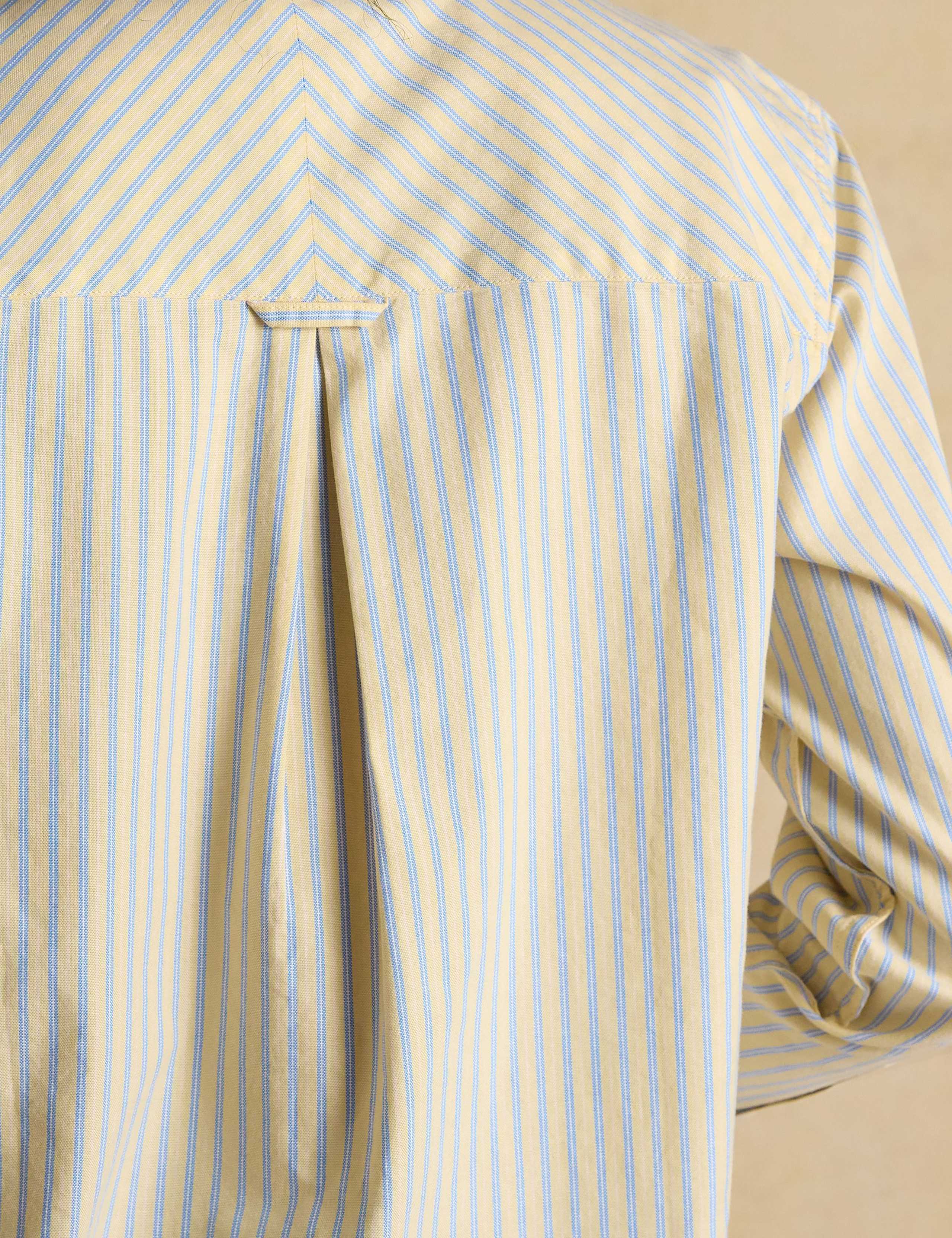 Pure Cotton Striped Oxford Shirt 7 of 7