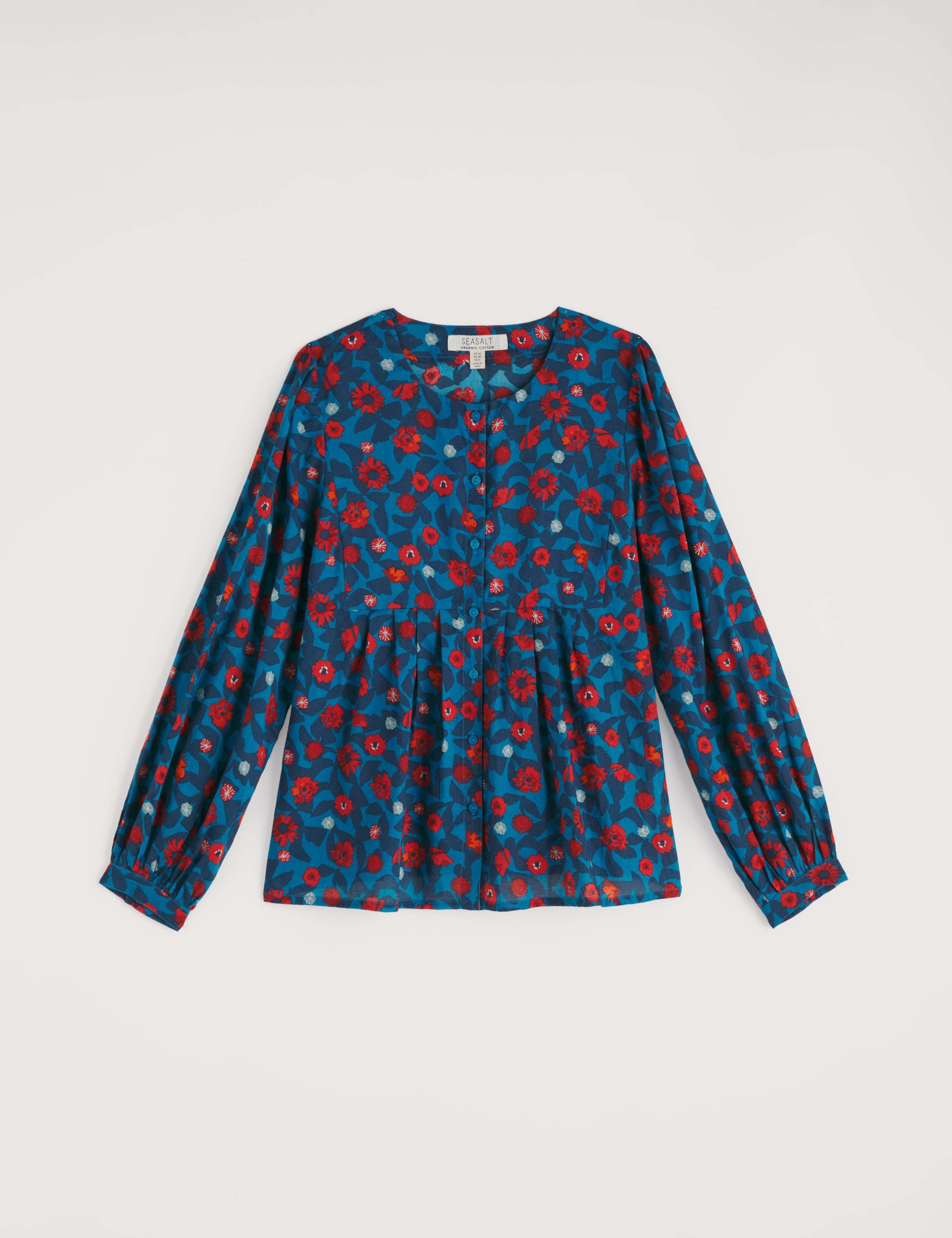 Pure Cotton Floral Relaxed Blouse 2 of 5