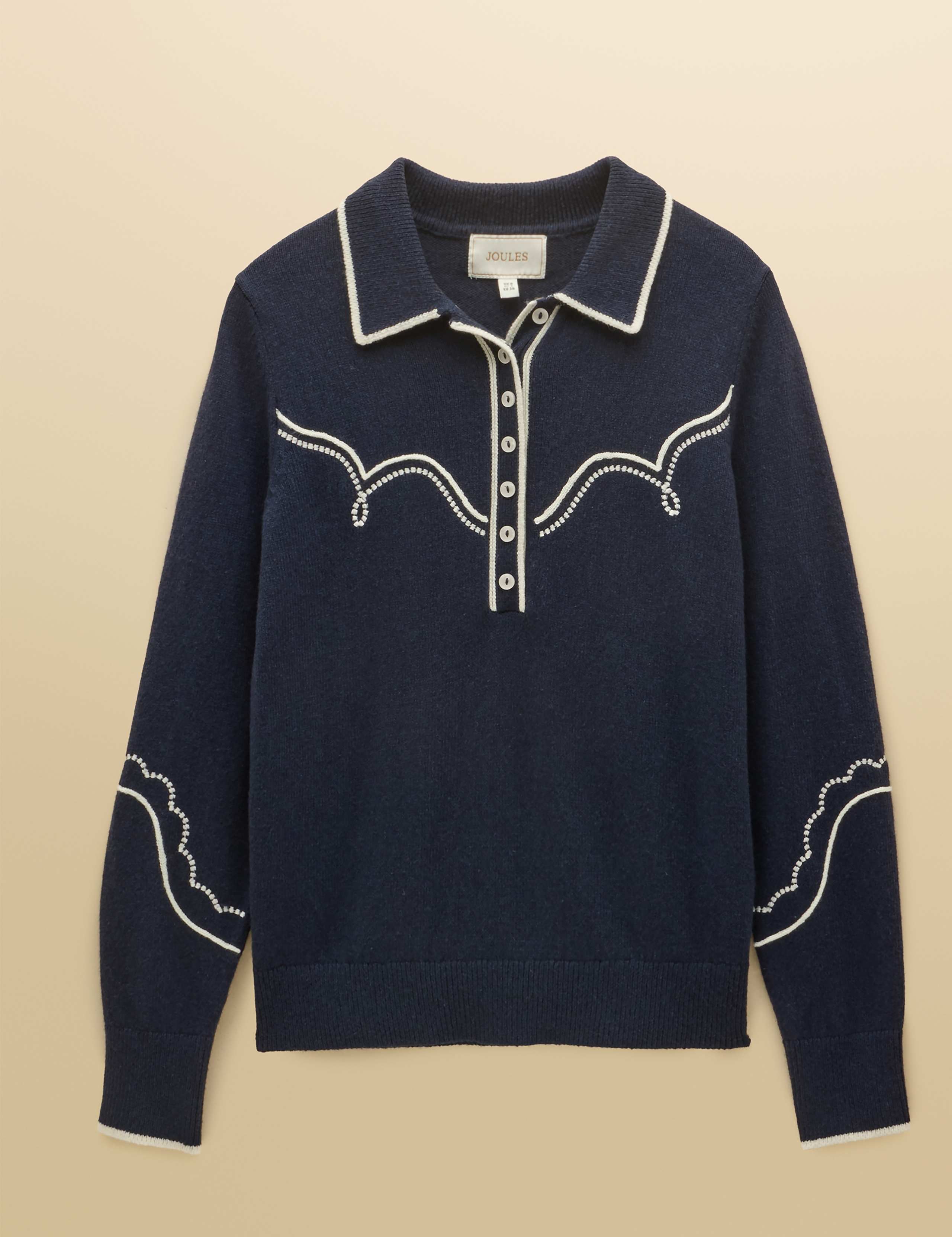 Western Collared Knitted Jumper 8 of 8