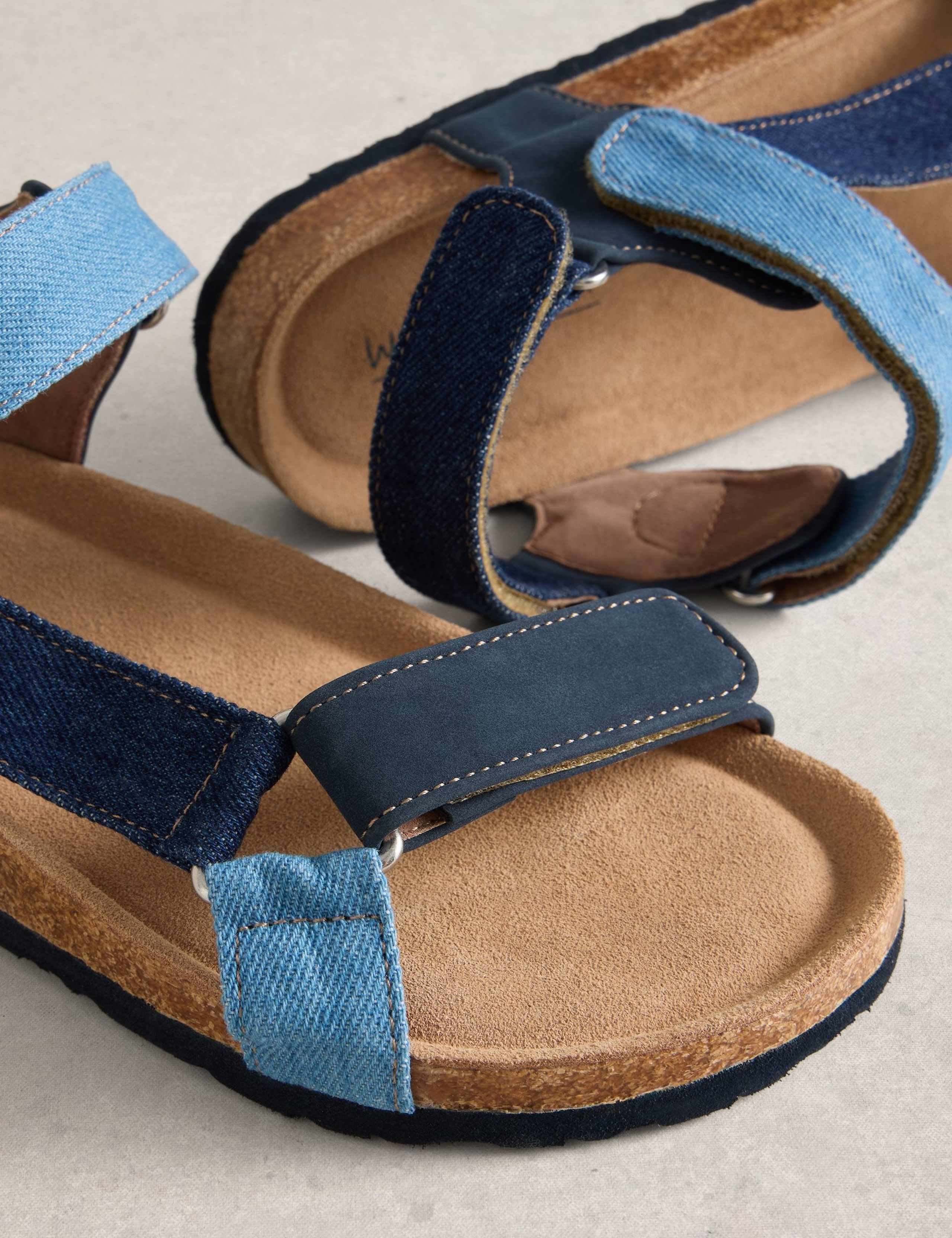 Riptape Ankle Strap Flat Footbed Sandals 4 of 4