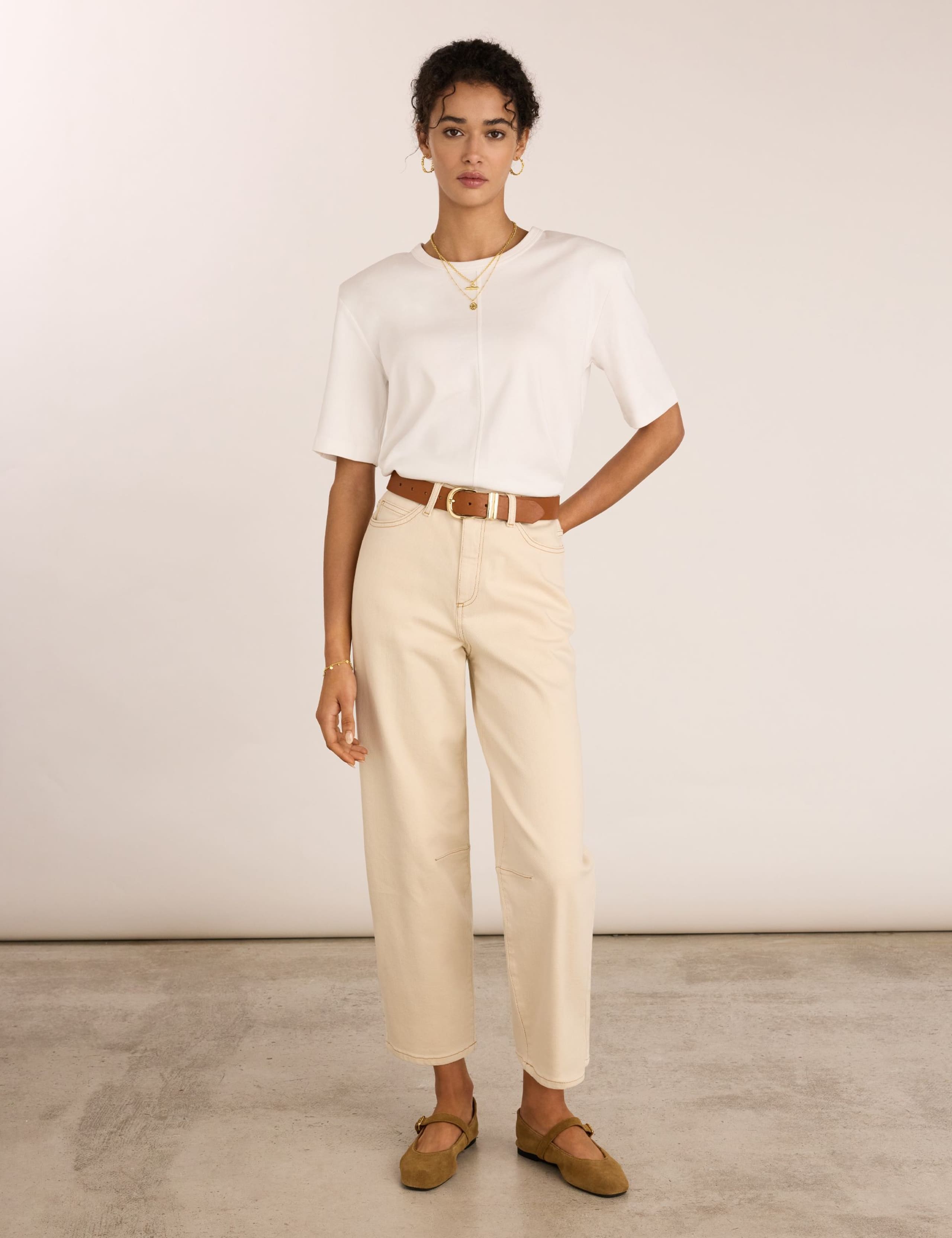 Pure Cotton Shoulder Pad Top 3 of 5