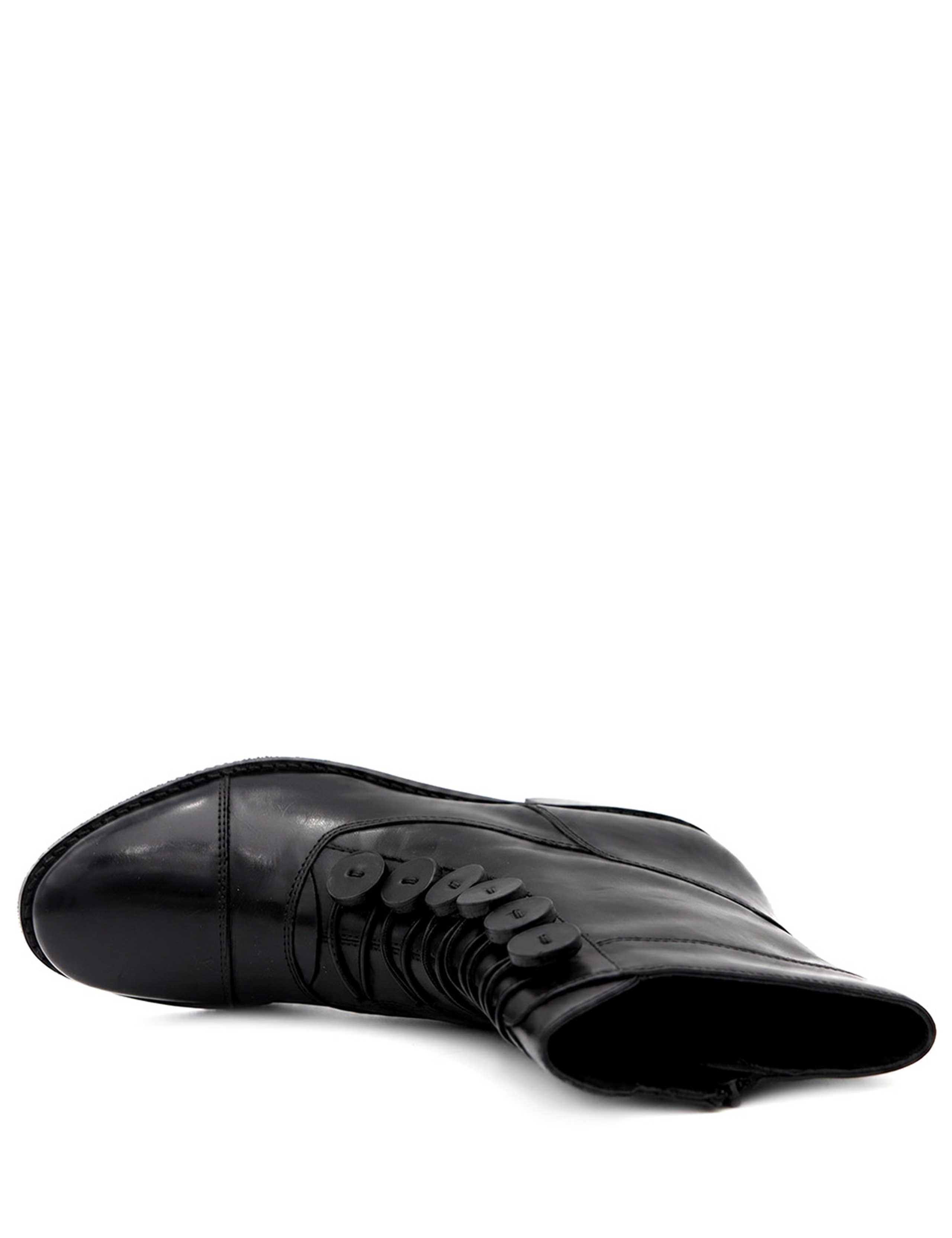 Leather Block Heel Ankle Boots 3 of 5