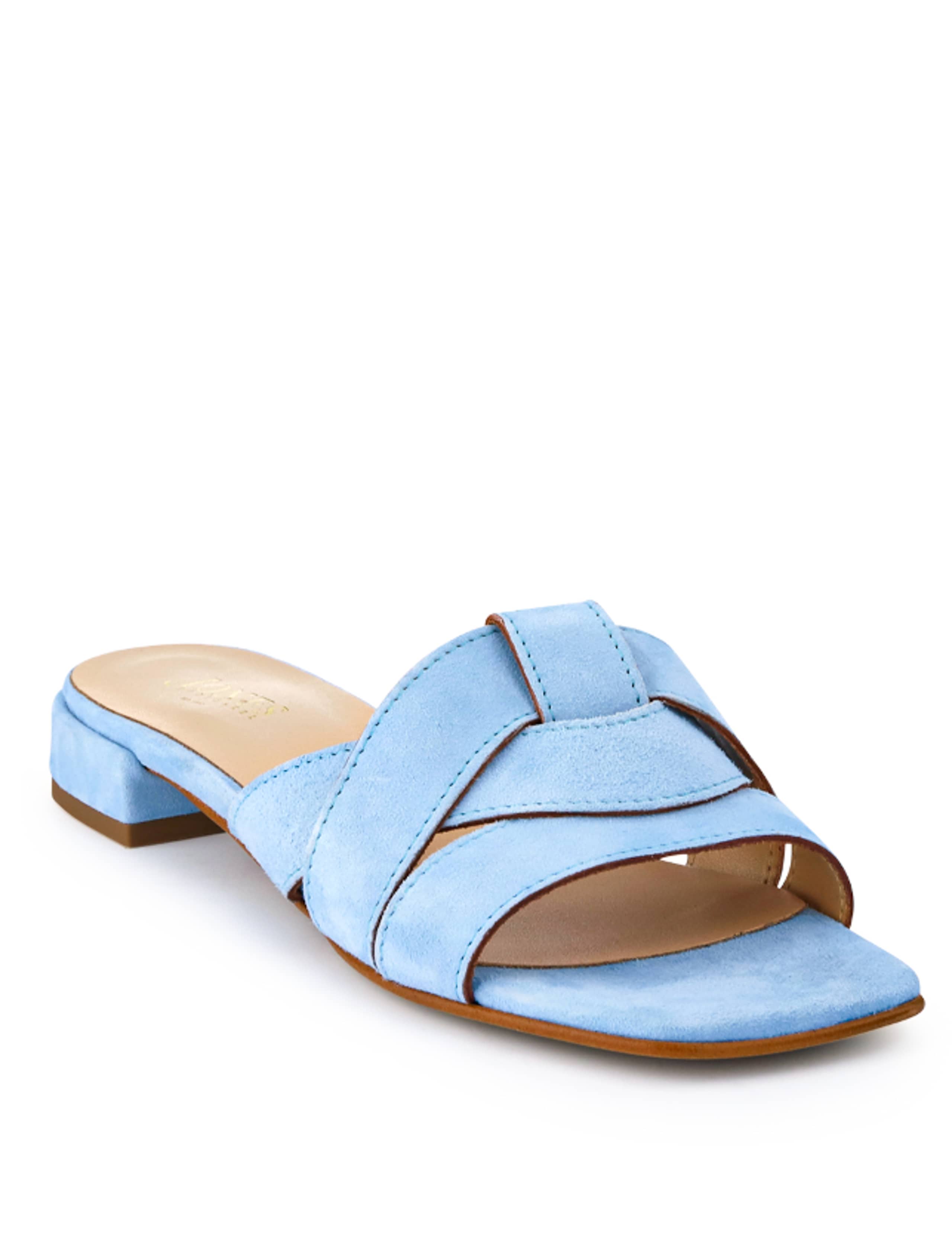 Suede Block Heel Mules 5 of 7