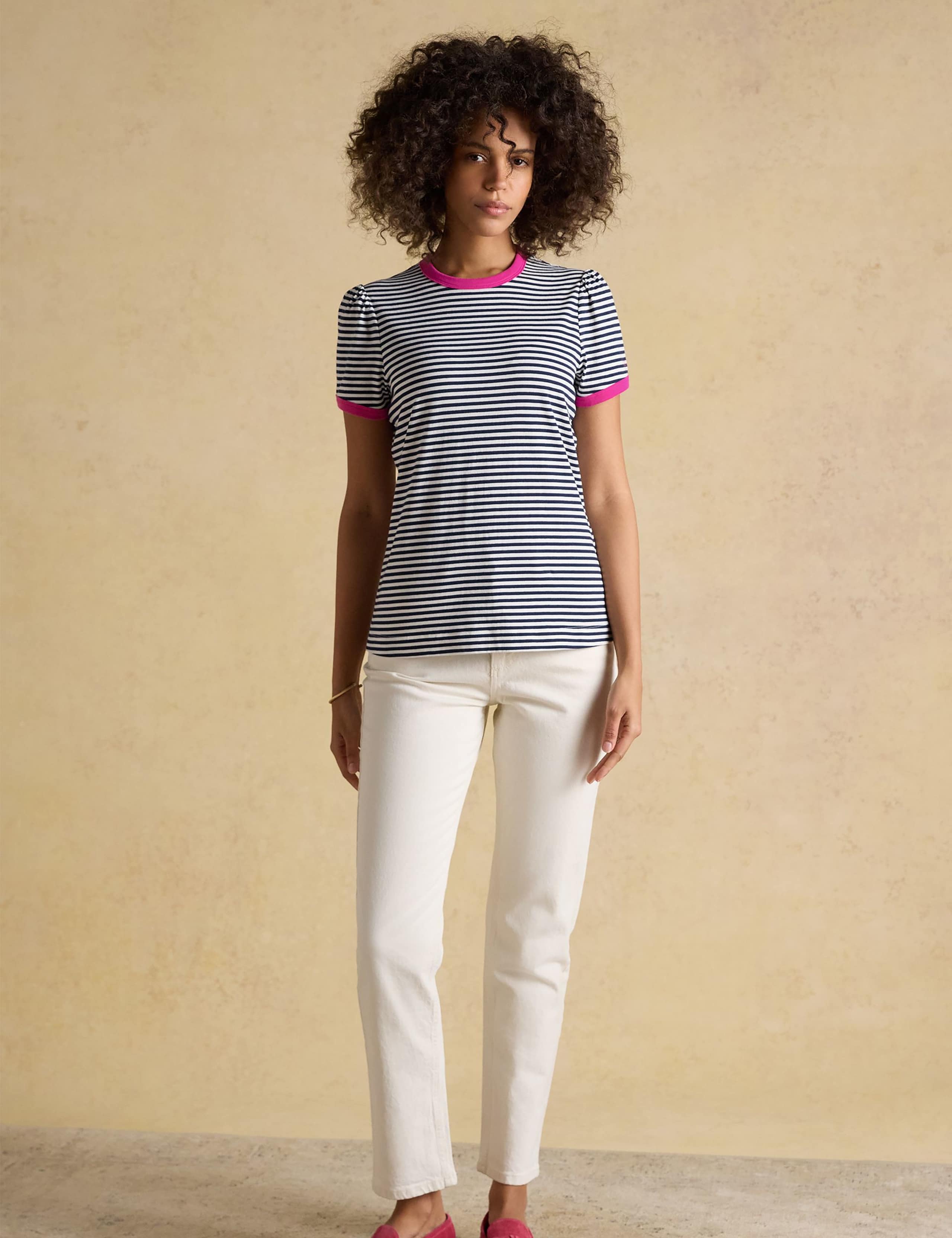 Pure Cotton Striped T-Shirt 3 of 7