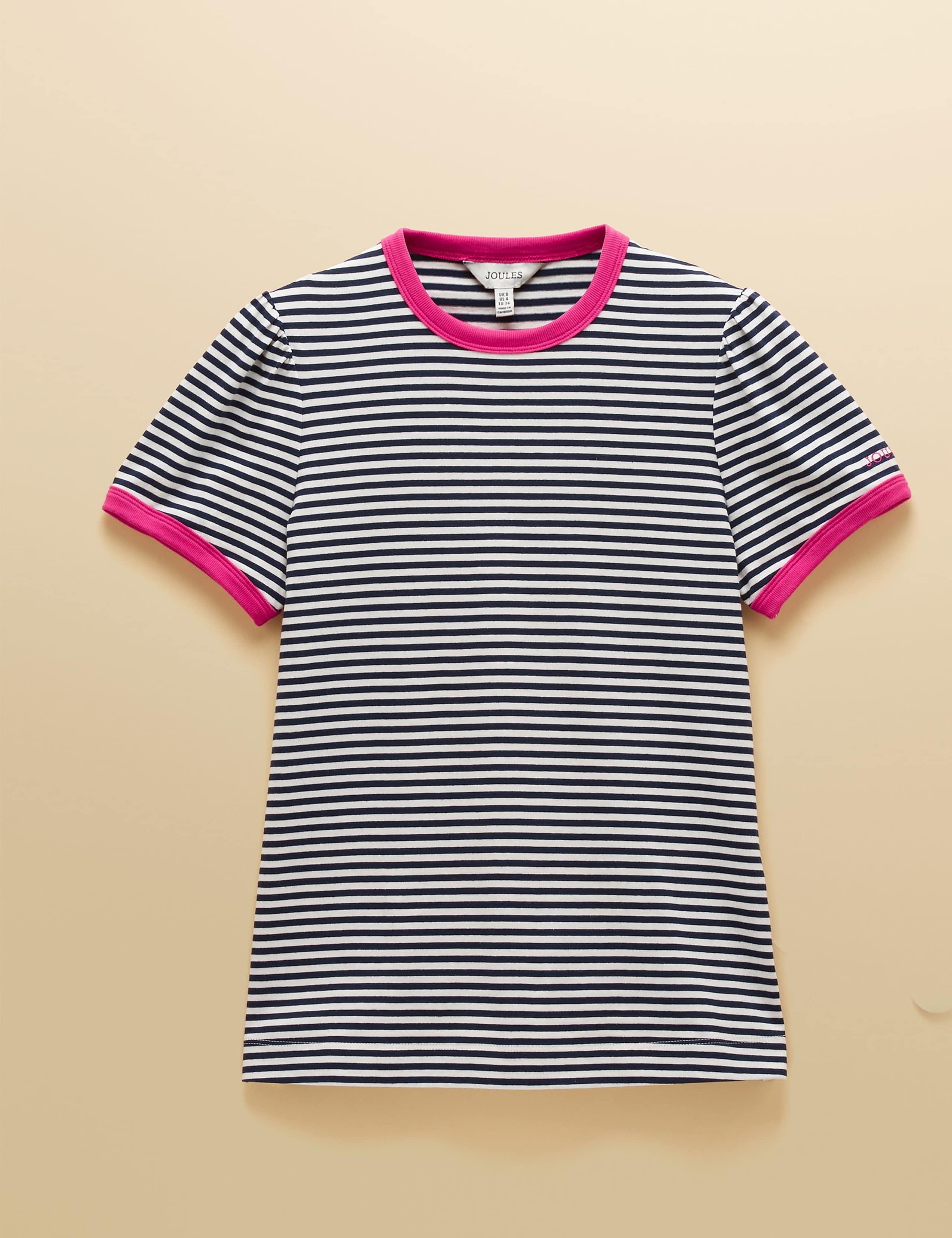 Pure Cotton Striped T-Shirt 2 of 7