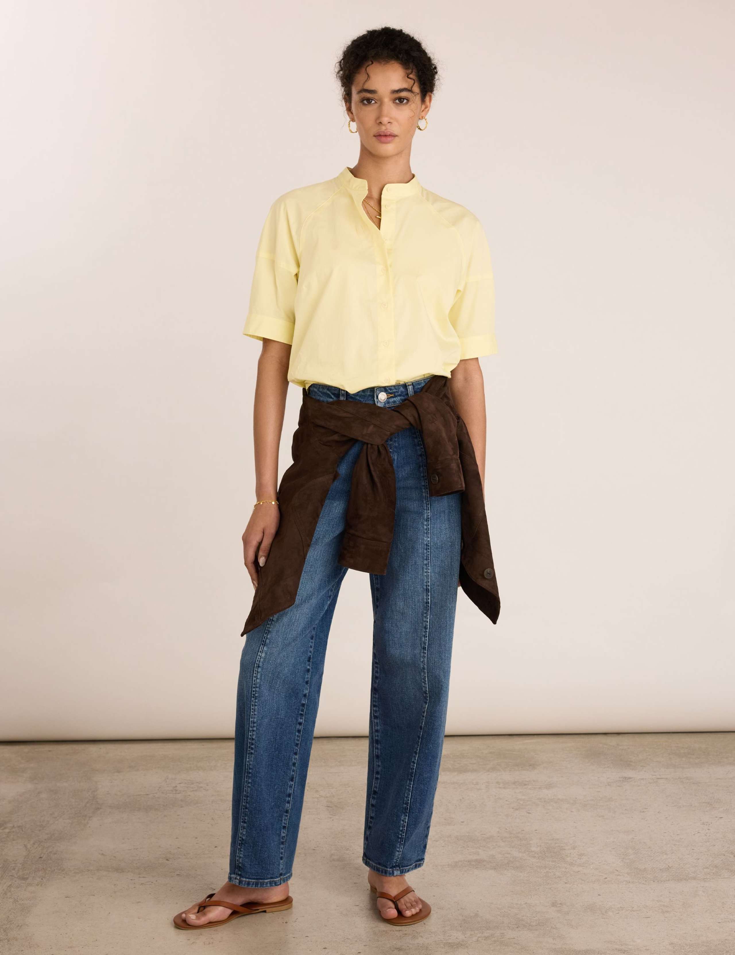 Pure Cotton Button Through Shirt 3 of 4