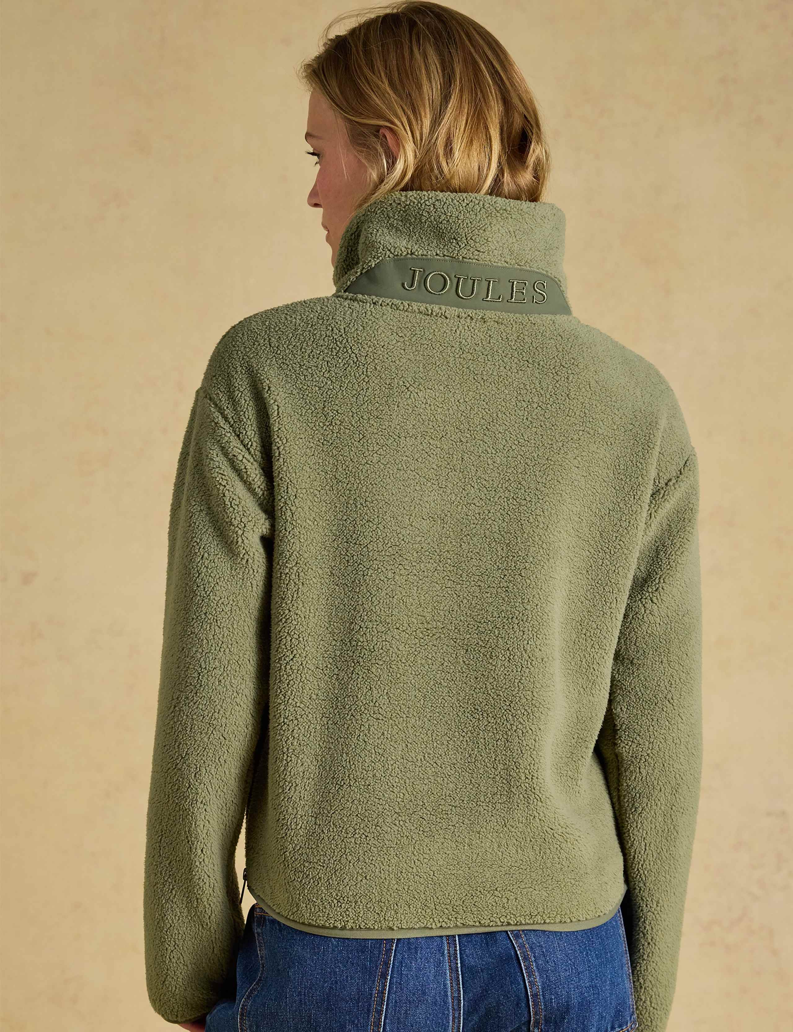 Cropped Quarter Zip Fleece 4 of 8