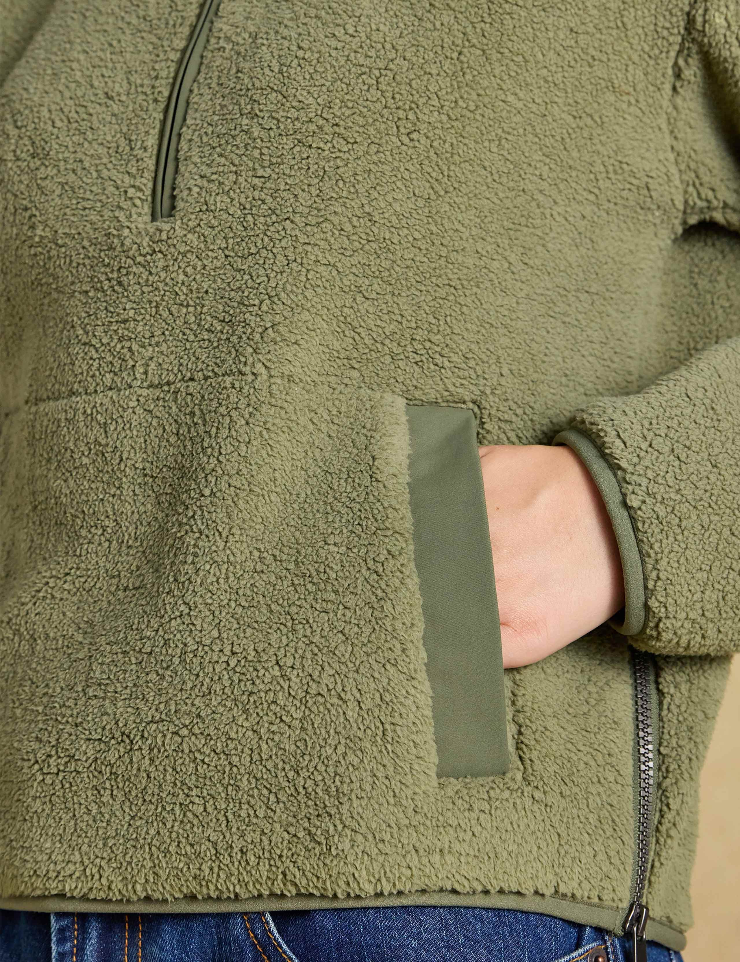Cropped Quarter Zip Fleece 8 of 8