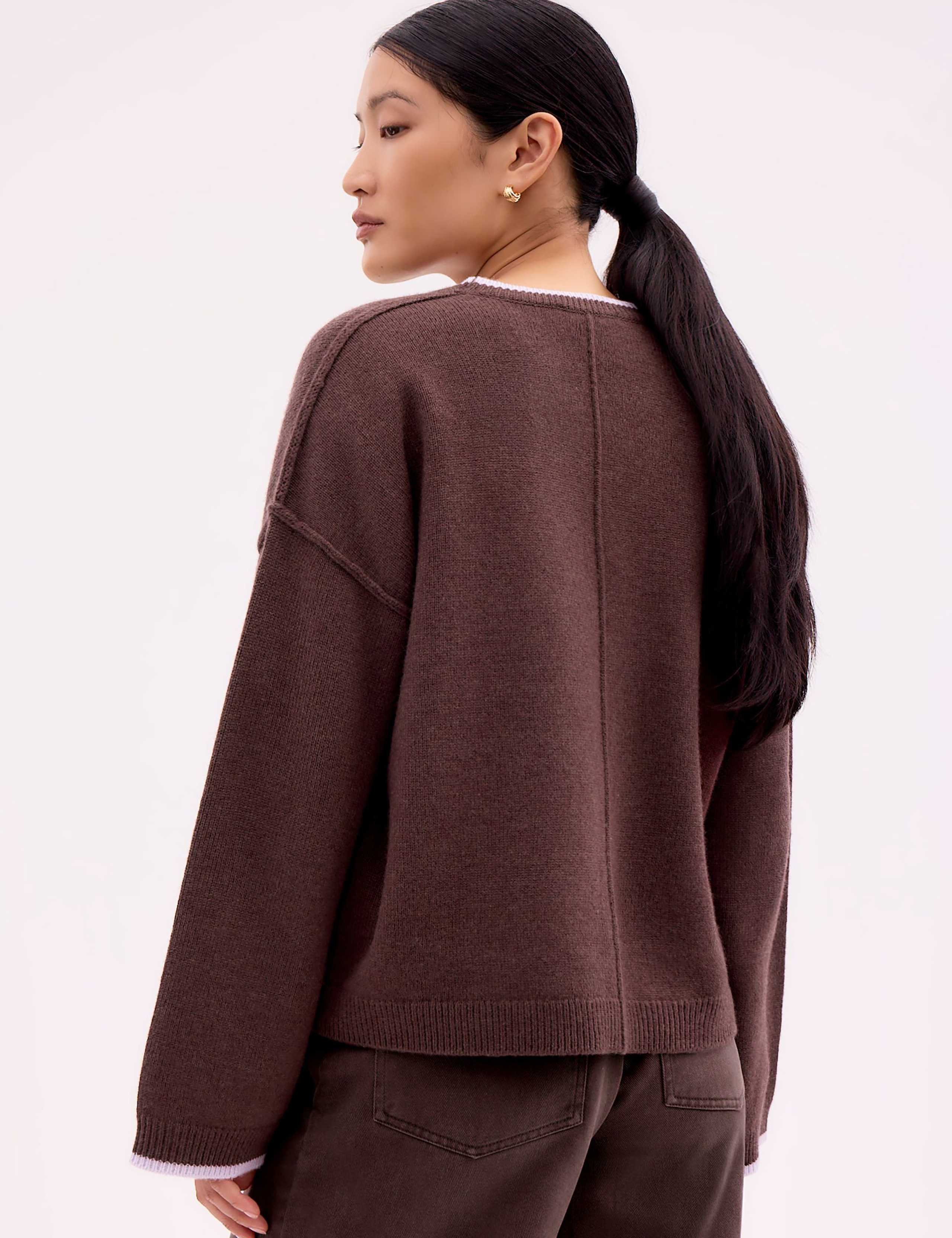 Wool Blend Relaxed Jumper with Cashmere 2 of 3