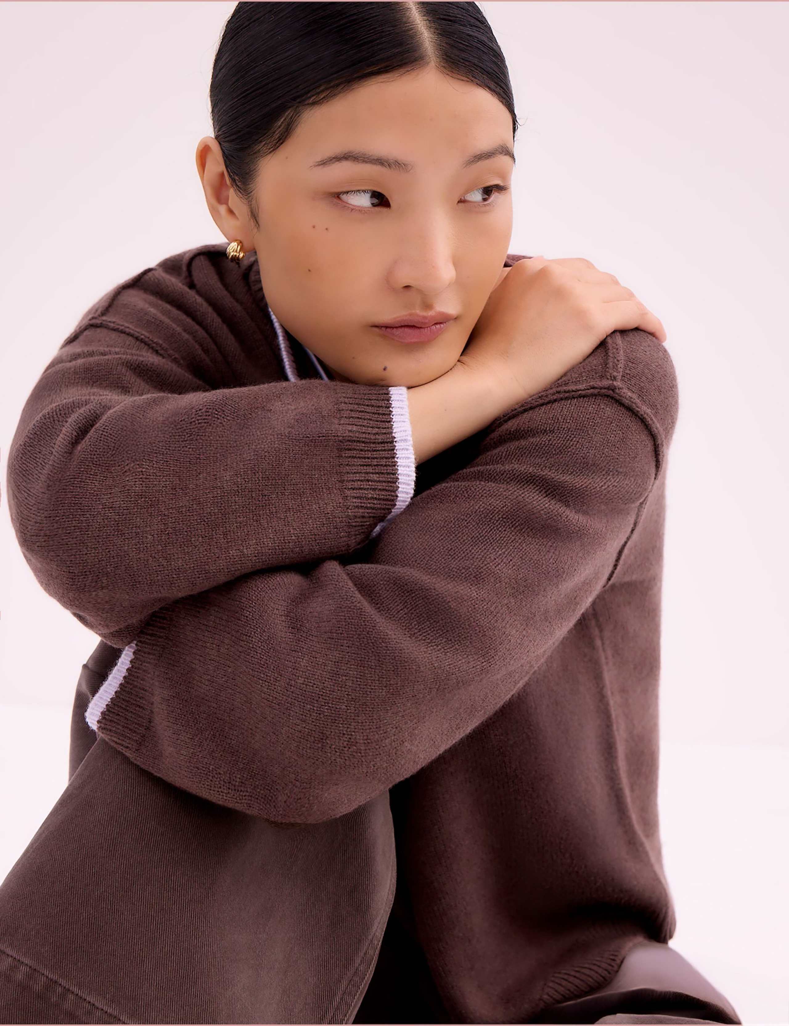 Wool Blend Relaxed Jumper with Cashmere 3 of 3