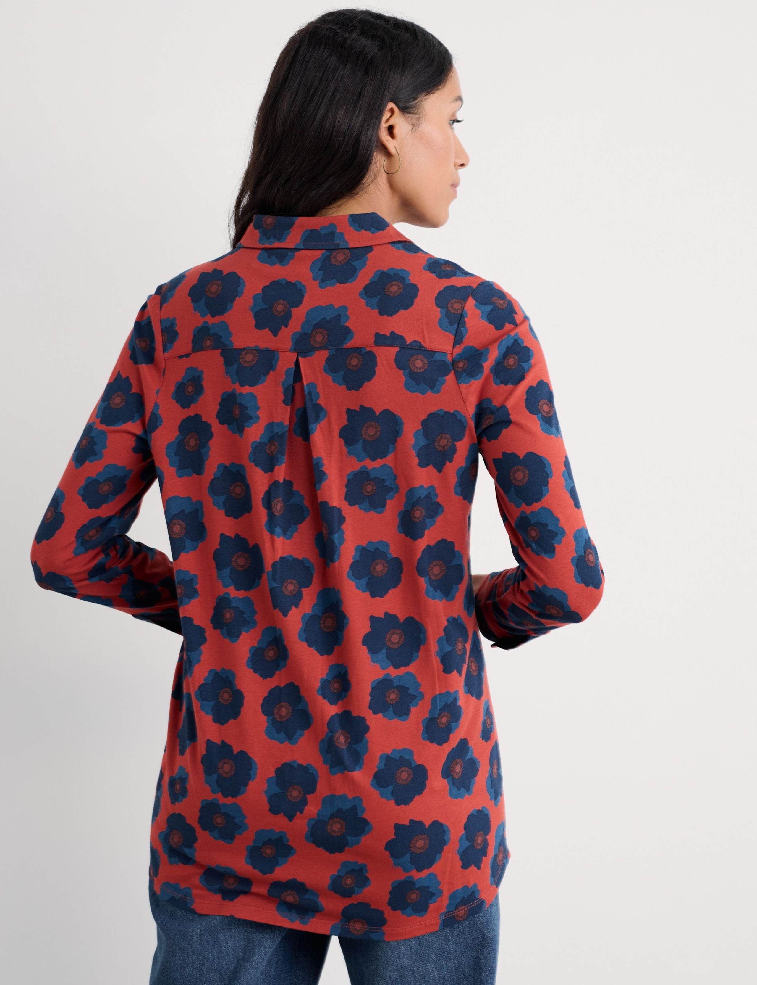 Cotton Rich Jersey Floral Tunic 4 of 5